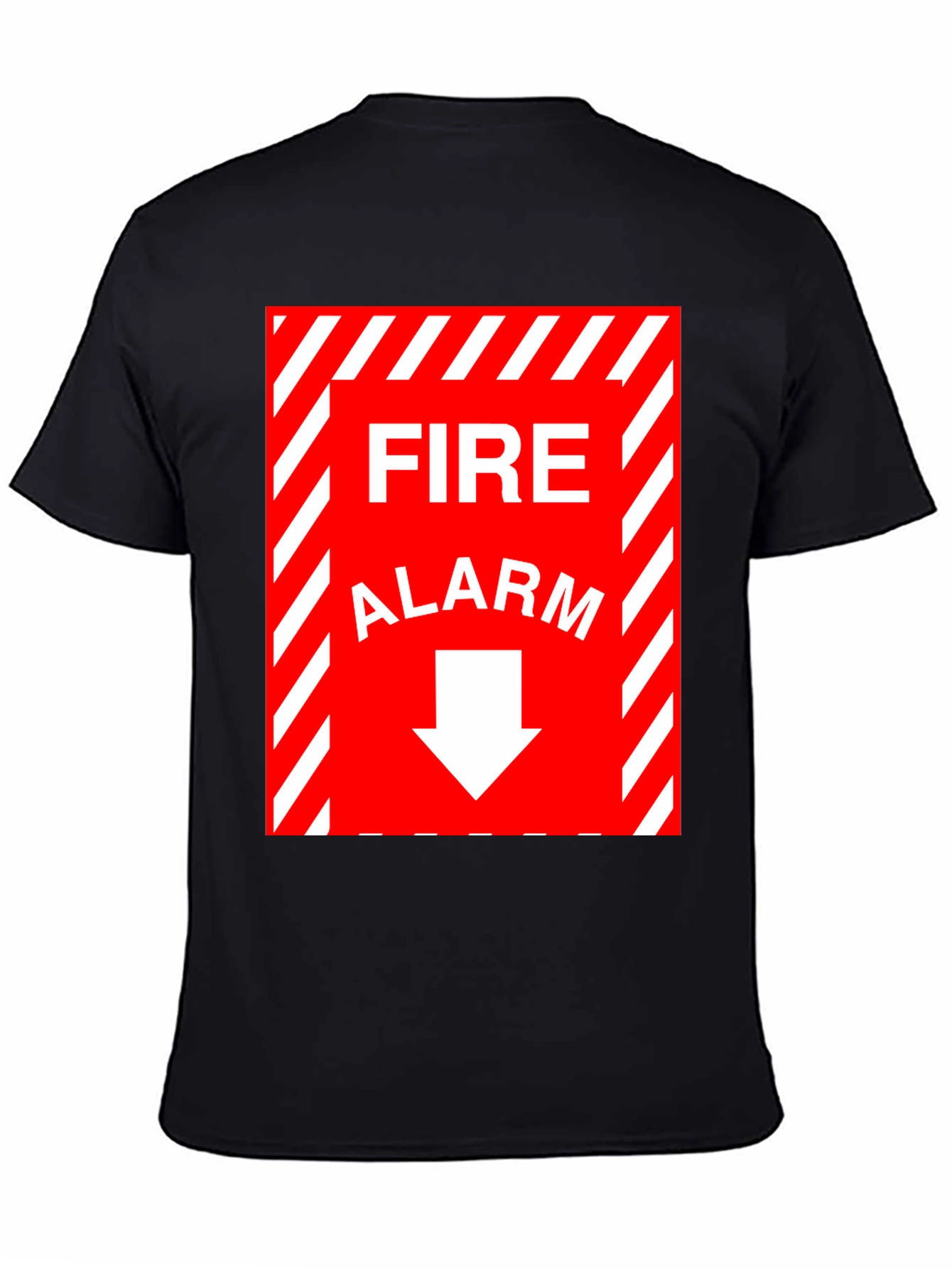 Fire Alarm Graphic Tee - Novelty T-Shirt