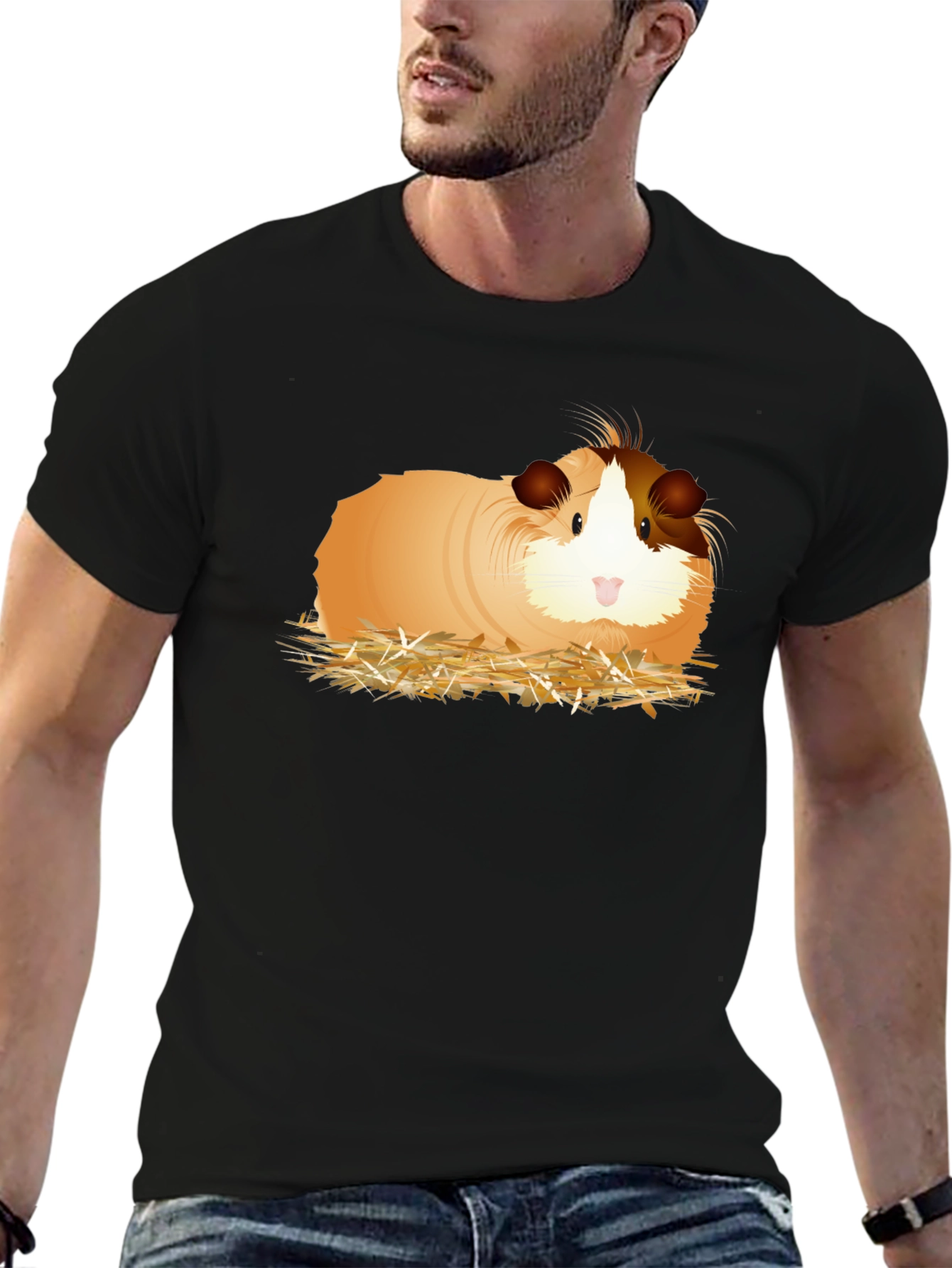 Guinea Pig Graphic Tee - Novelty T-Shirt