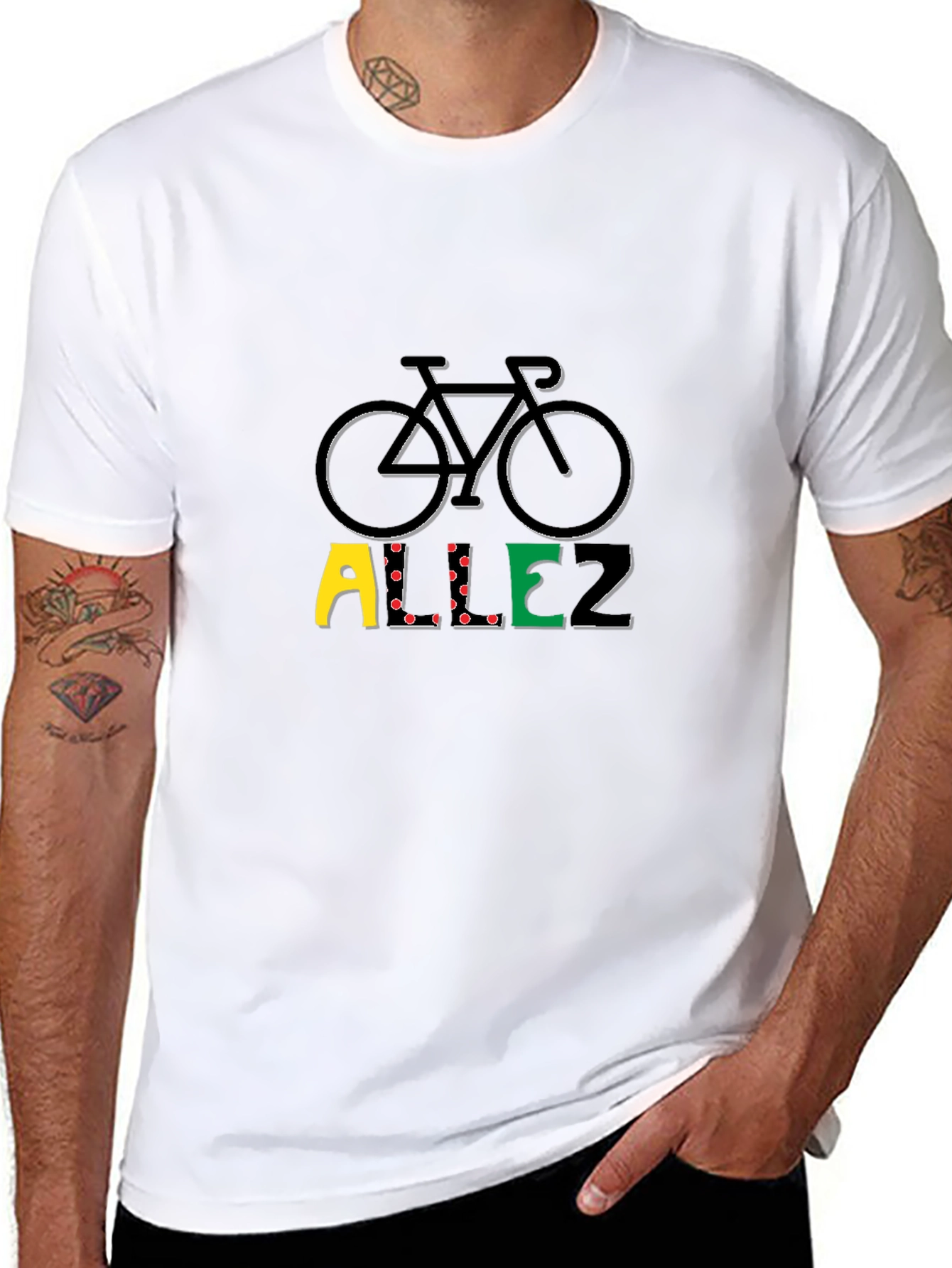 Allez Cycling Graphic T-Shirt - Ride in Style!