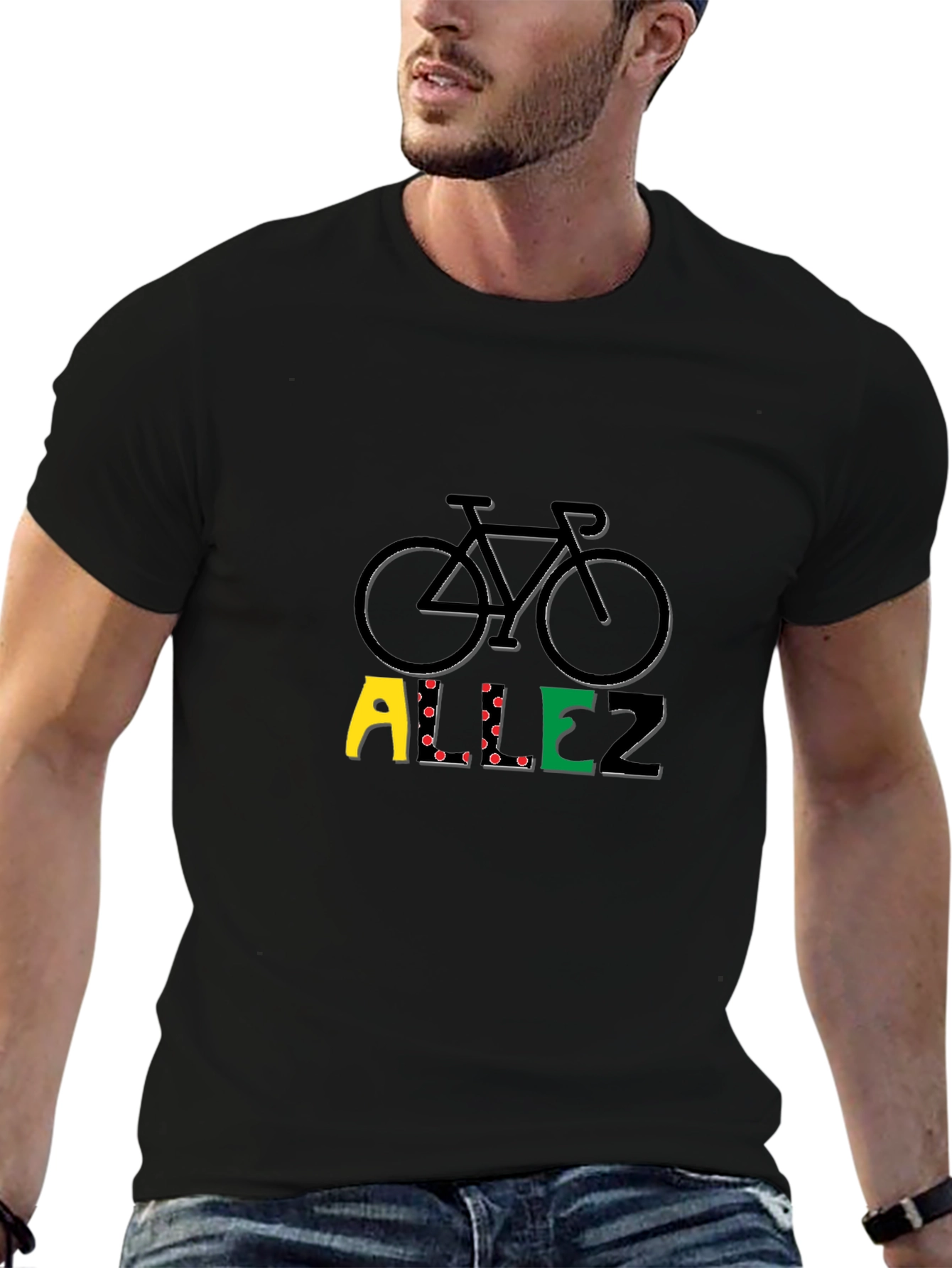 Allez Cycling Graphic T-Shirt - Ride in Style!