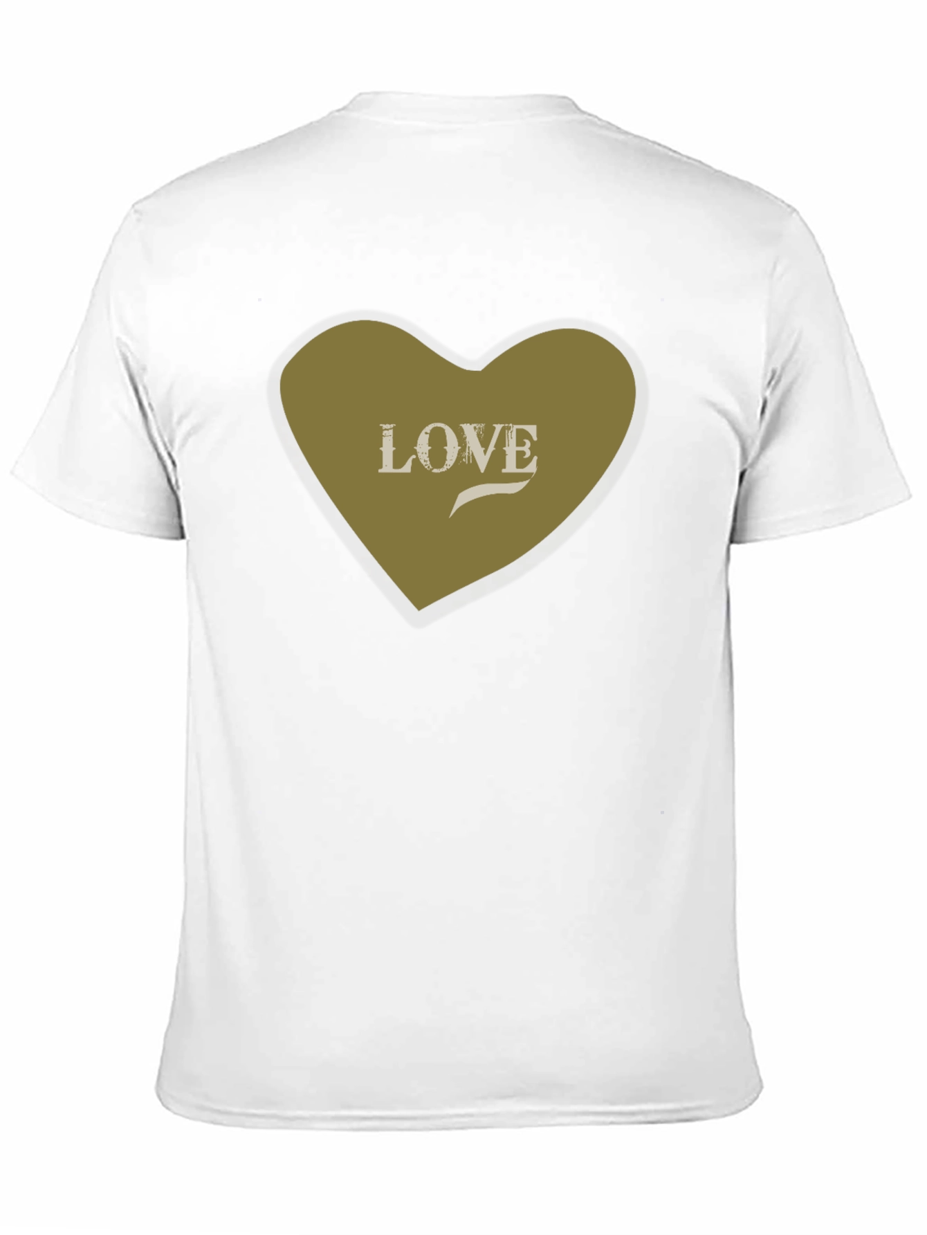 Love Heart Graphic Tee - Stylish Black Cotton T-Shirt