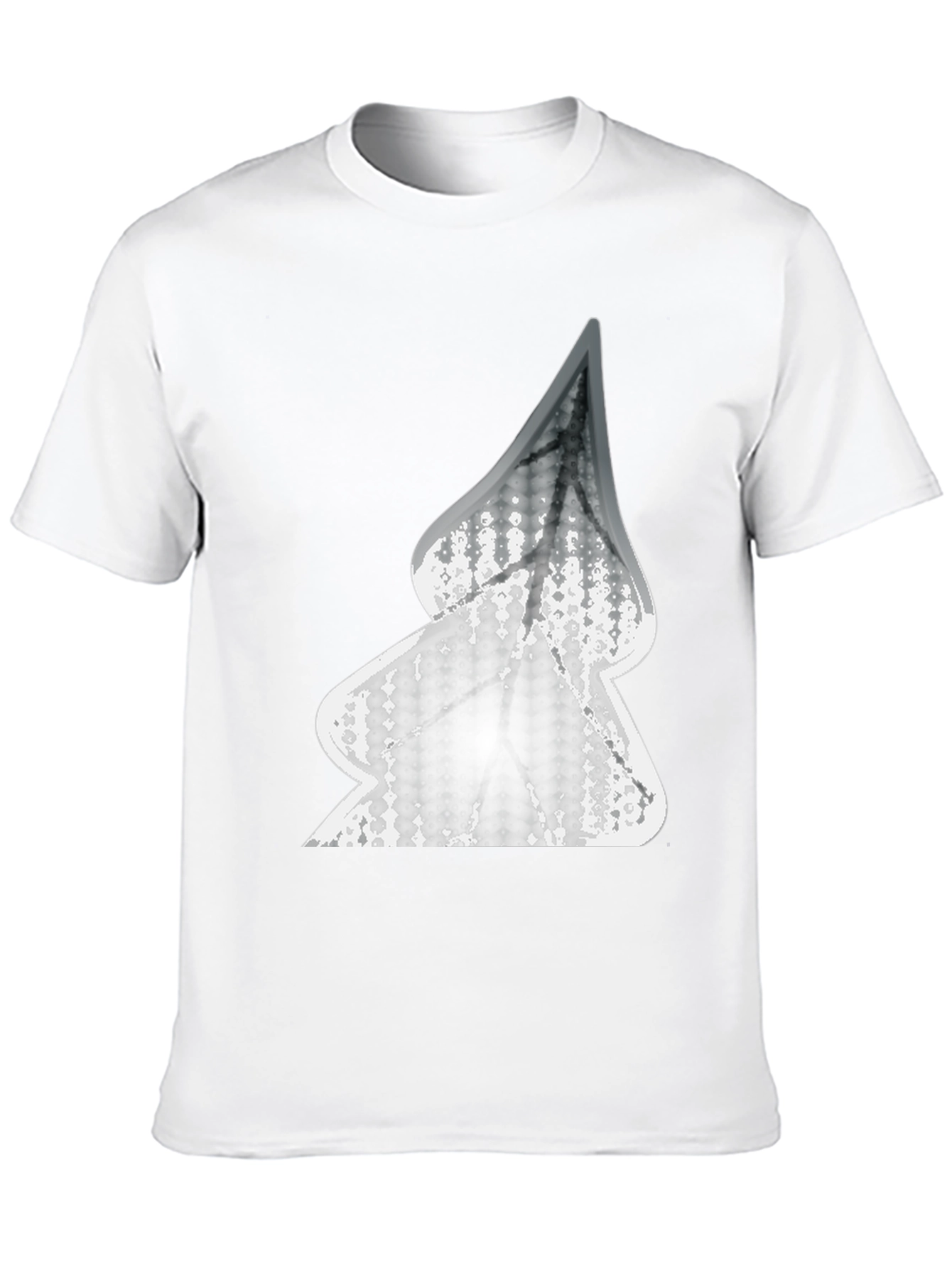 Abstract Tree Graphic Black T-Shirt