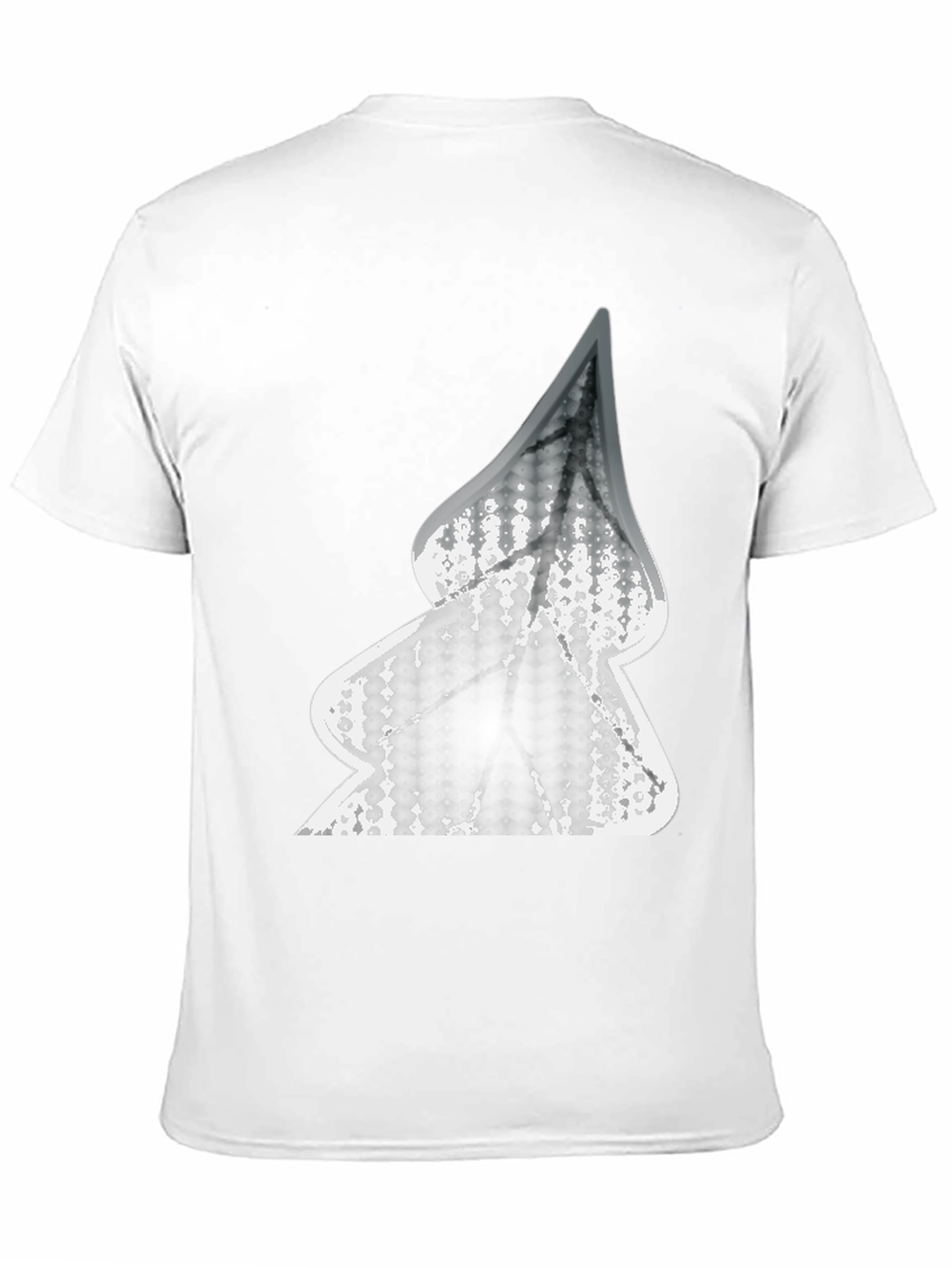 Abstract Tree Graphic Black T-Shirt