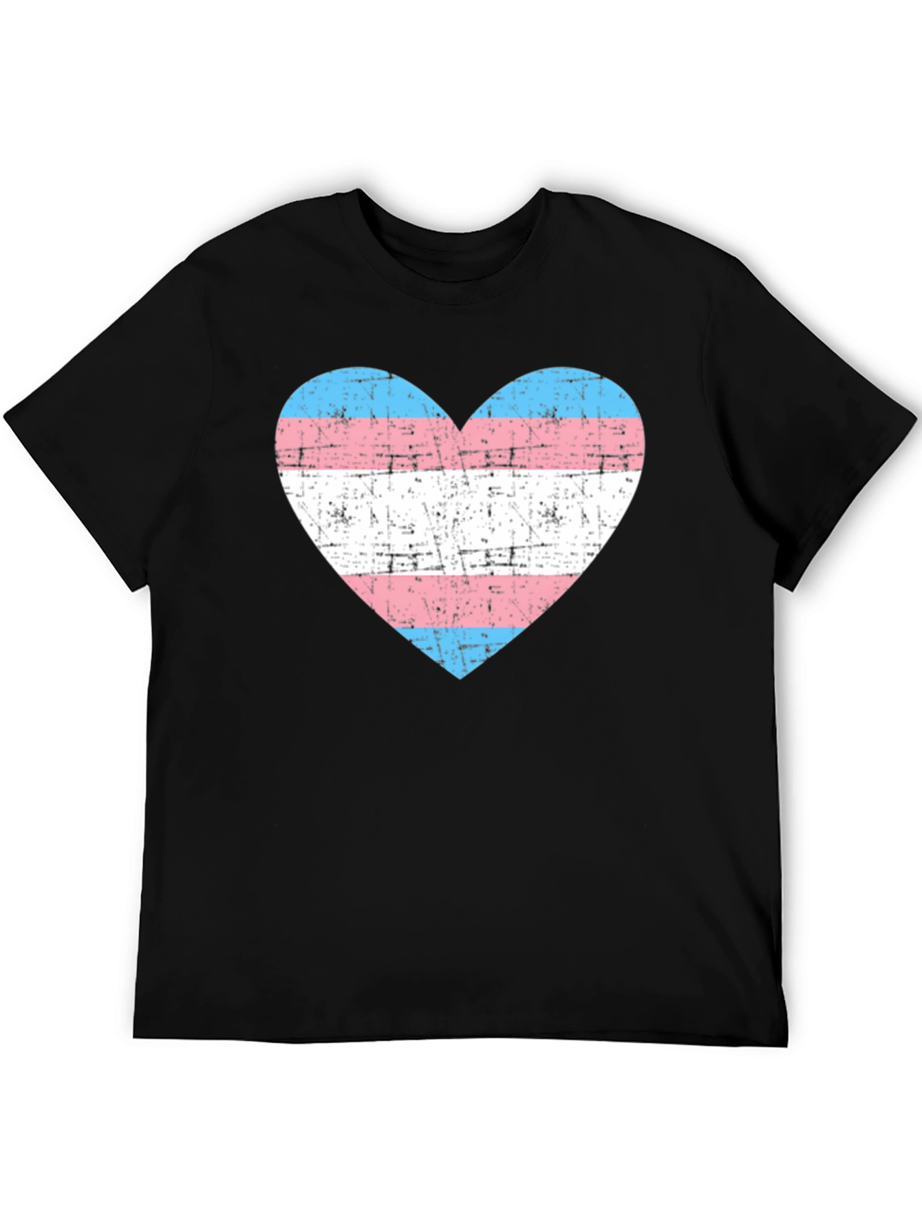 Transgender Pride Heart Graphic T-Shirt