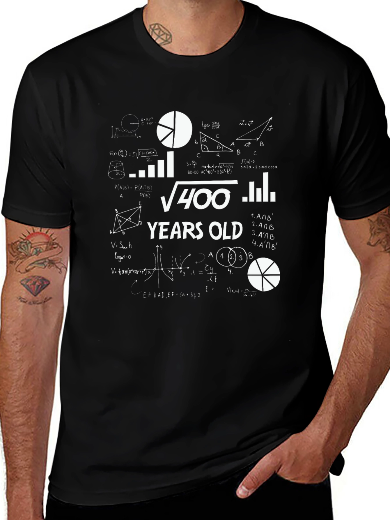 Funny 20th Birthday Math T-Shirt