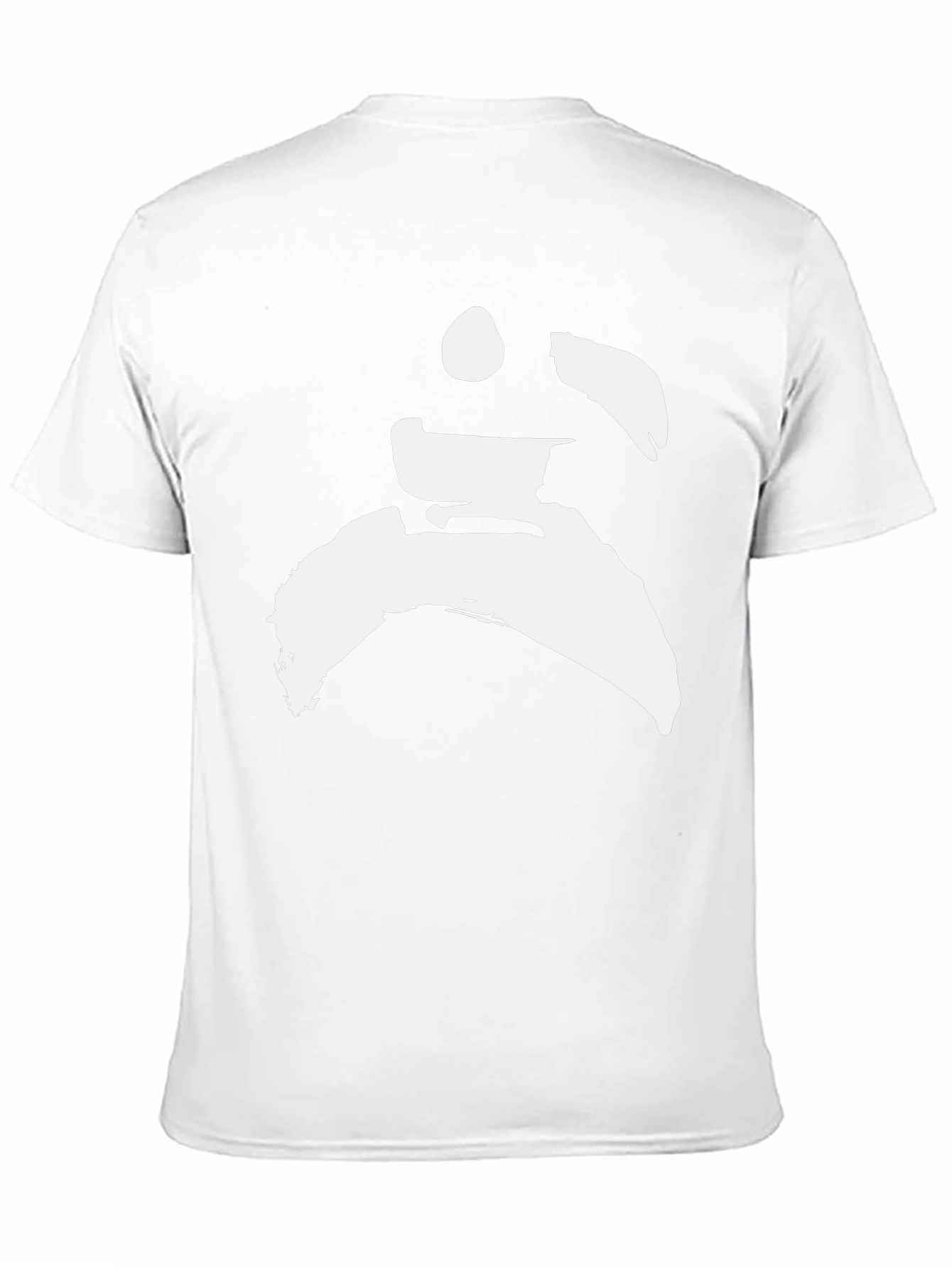 Abstract Graphic Print Black T-Shirt