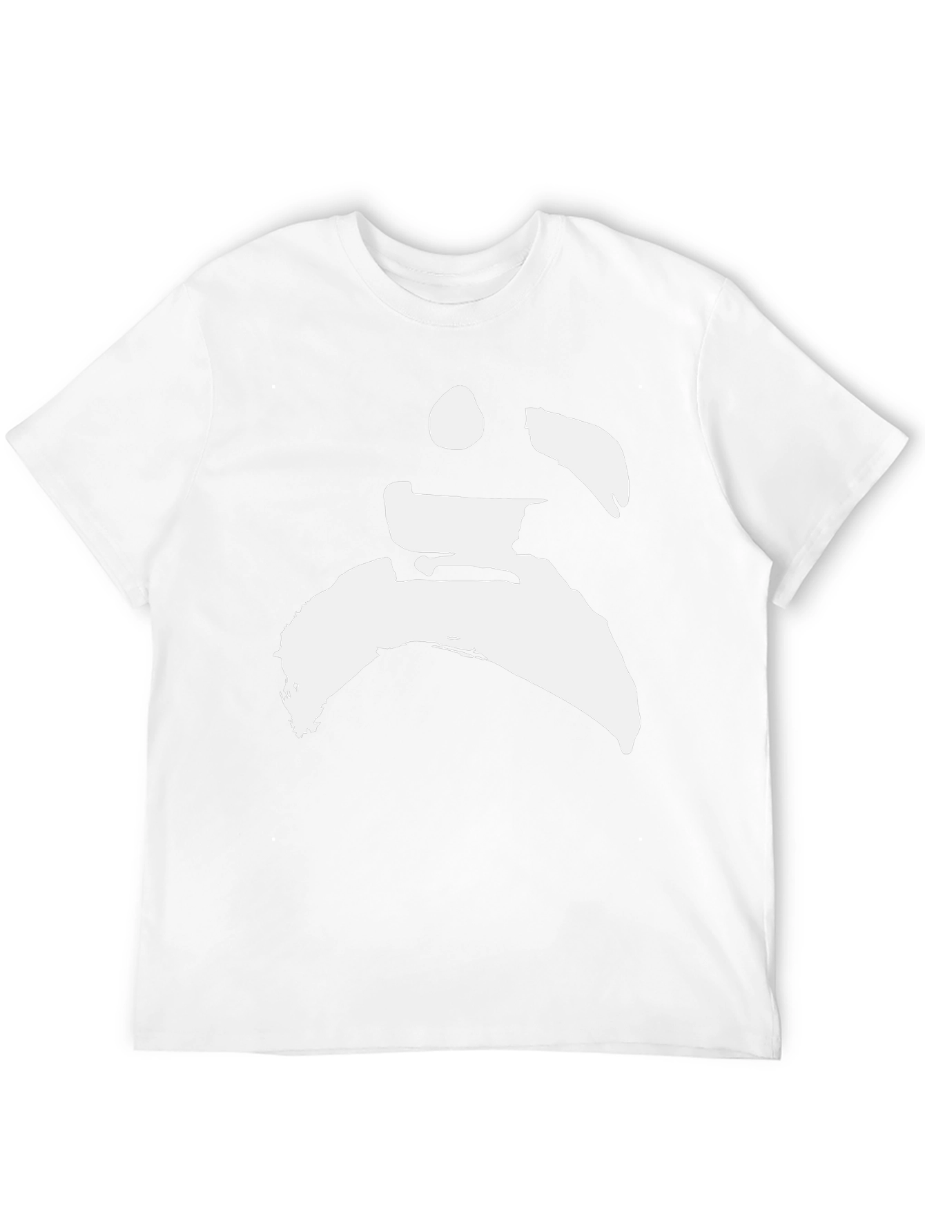 Abstract Graphic Print Black T-Shirt