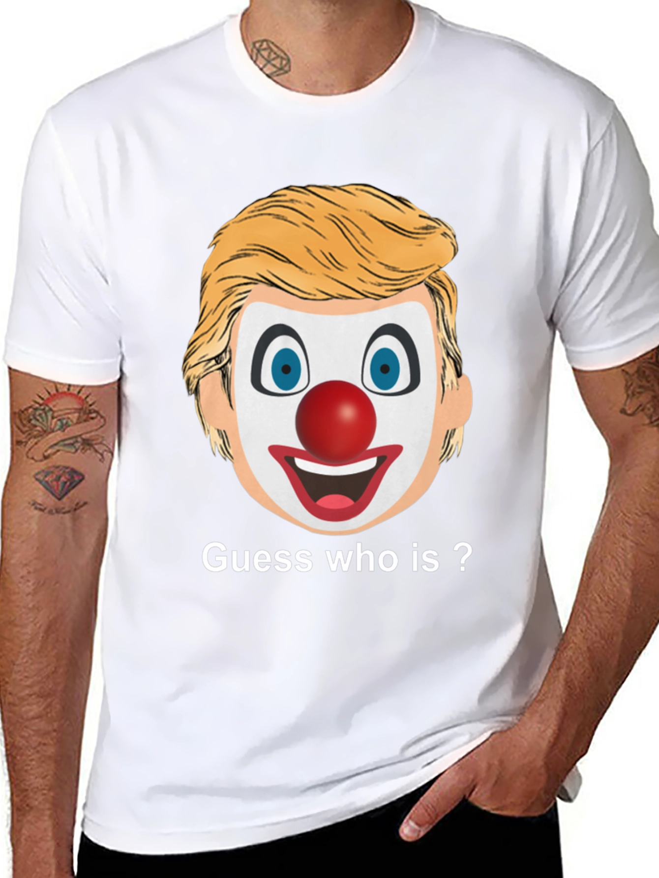Clown Face Guess Who T-Shirt