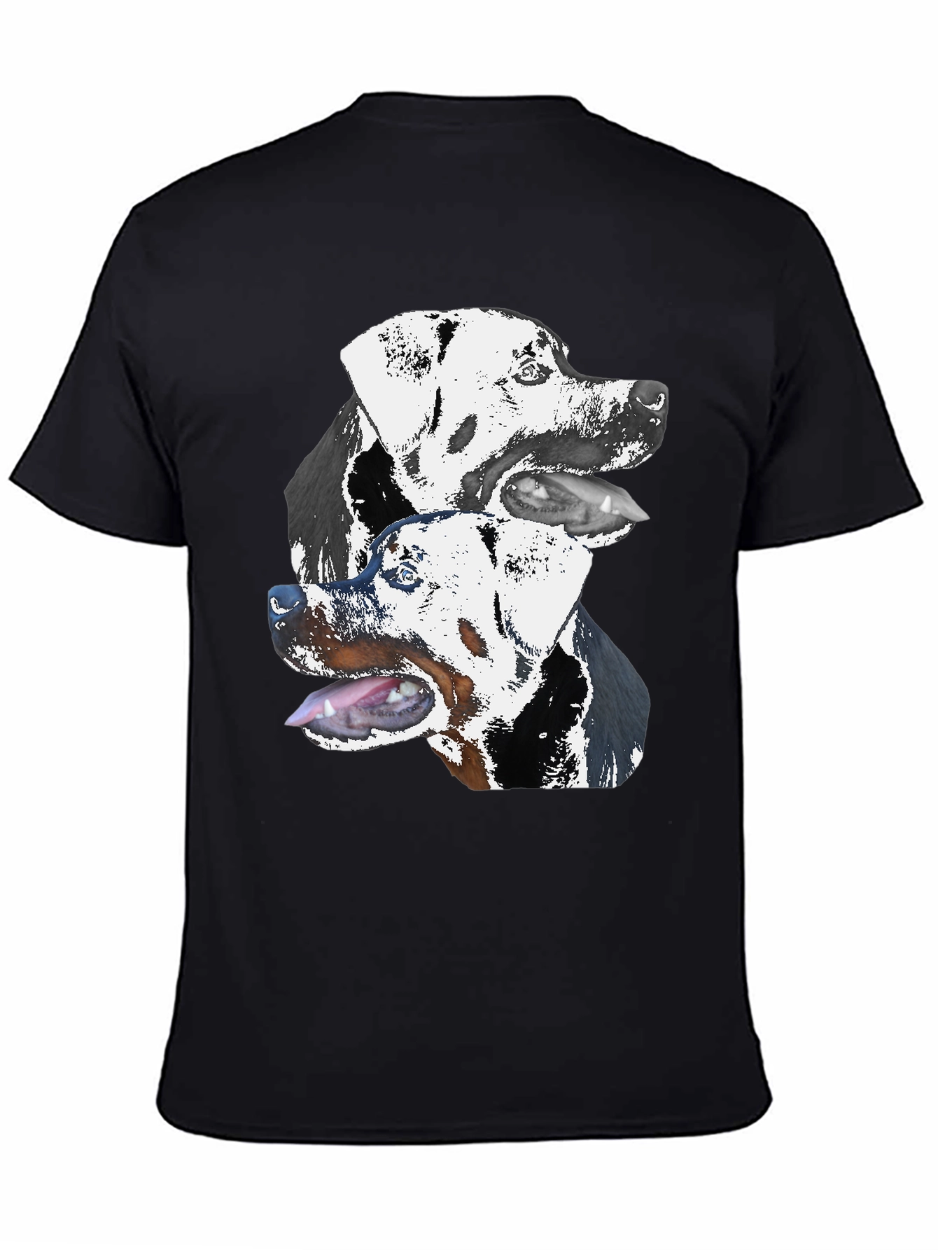 Dog Lovers Black Graphic Tee