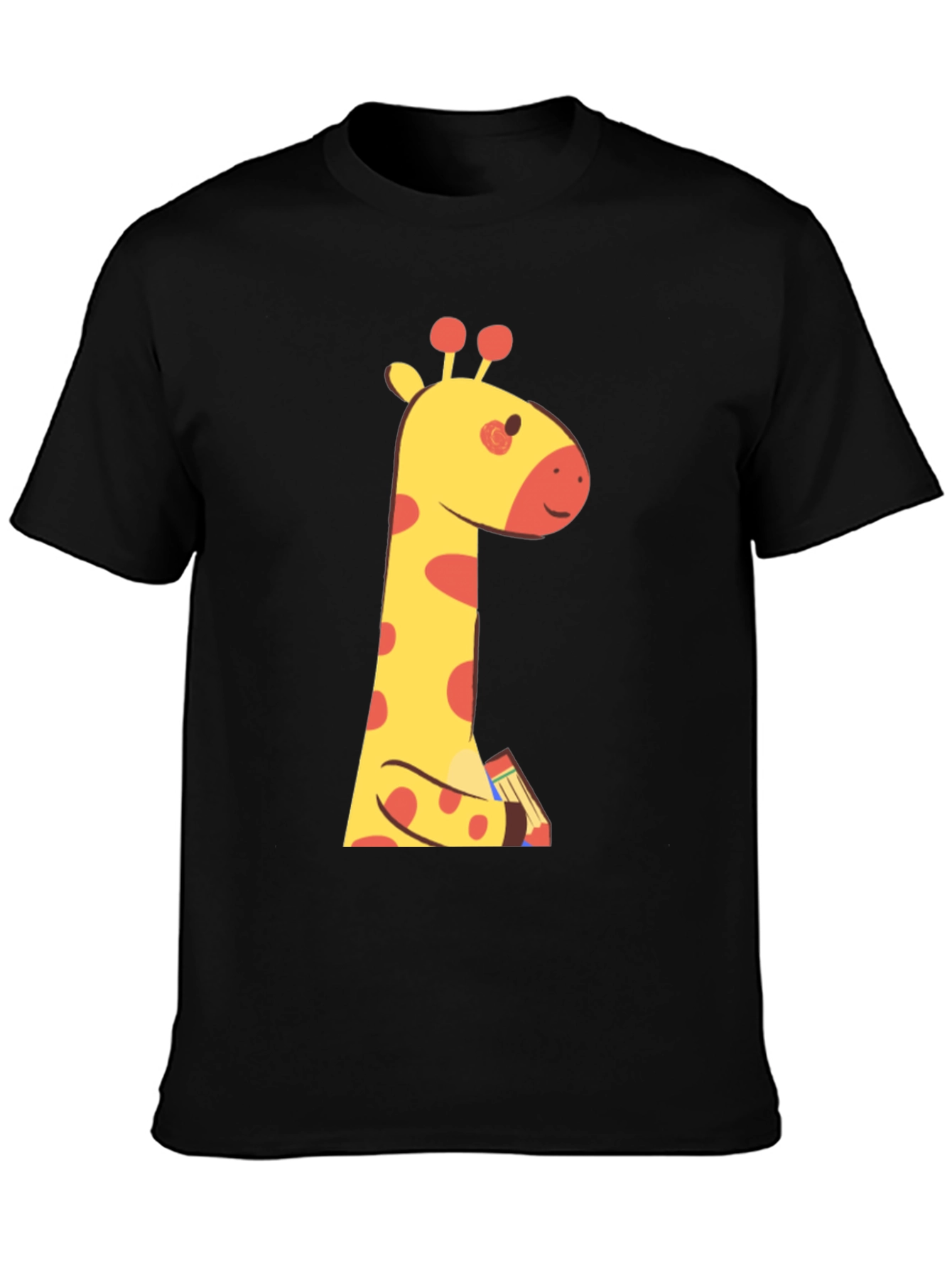Cute Giraffe Cartoon Graphic T-Shirt