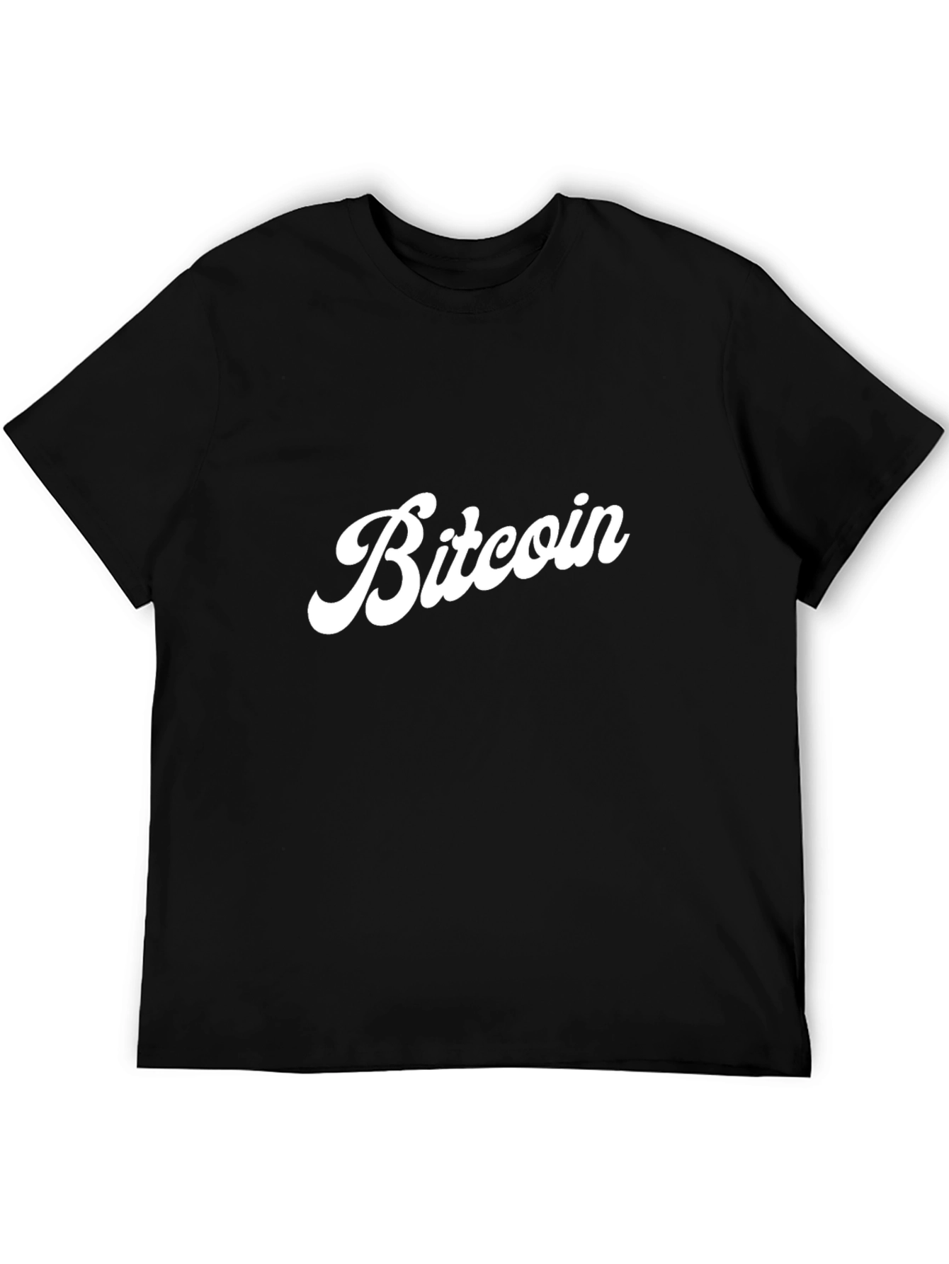 Bitcoin Retro Style Black T-Shirt