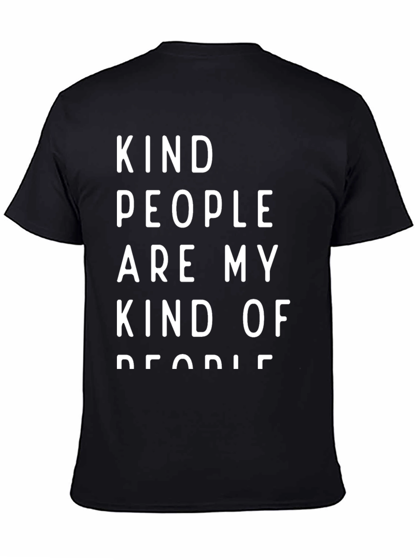 Kind People T-Shirt - Black Casual Wear