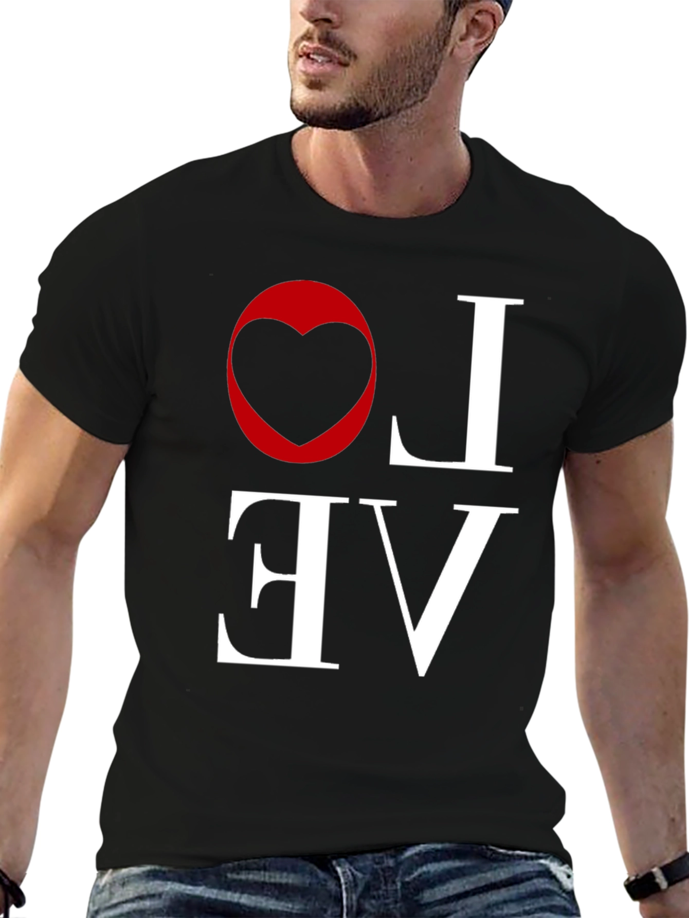 LOVE Graphic T-Shirt - Black