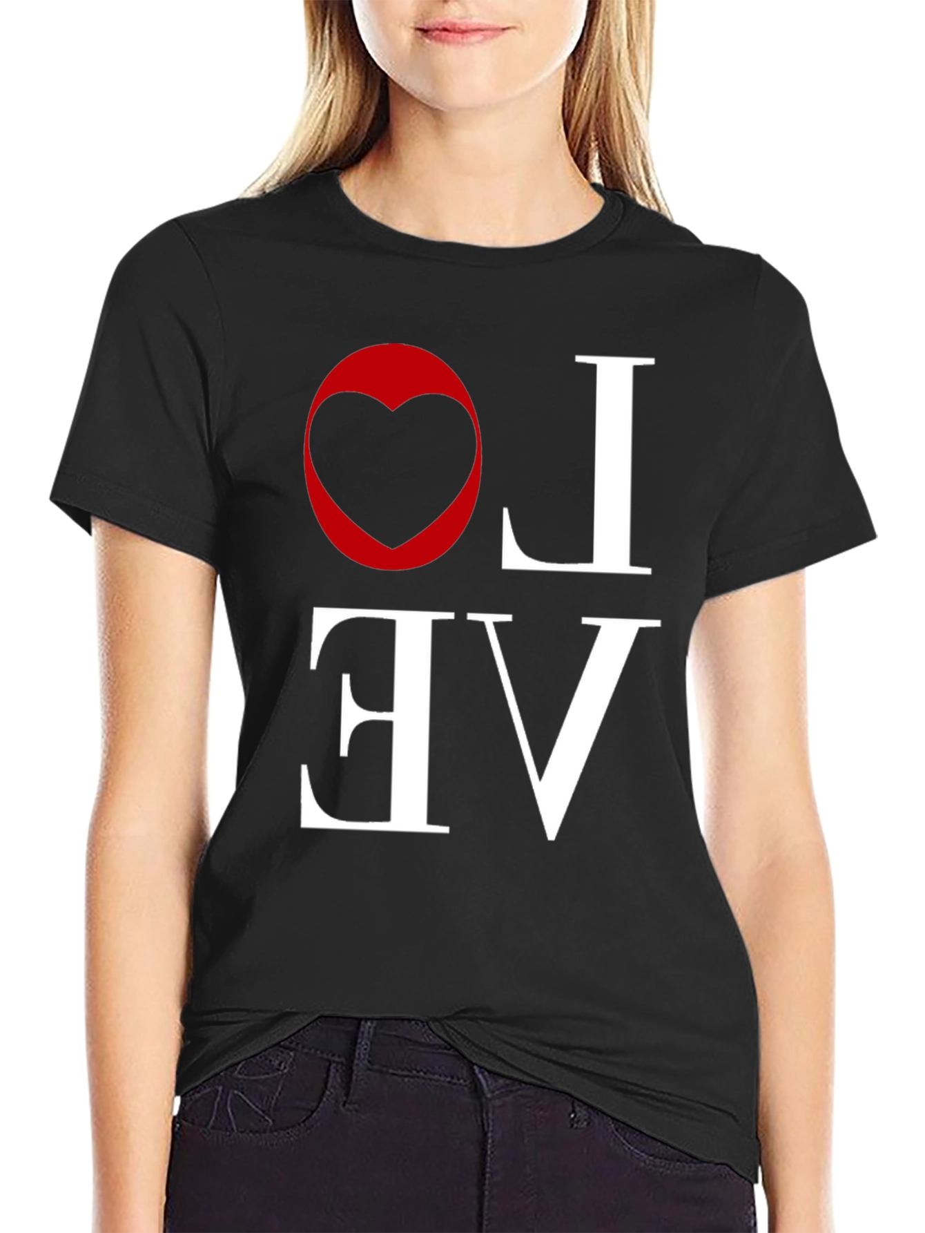 LOVE Graphic T-Shirt - Black
