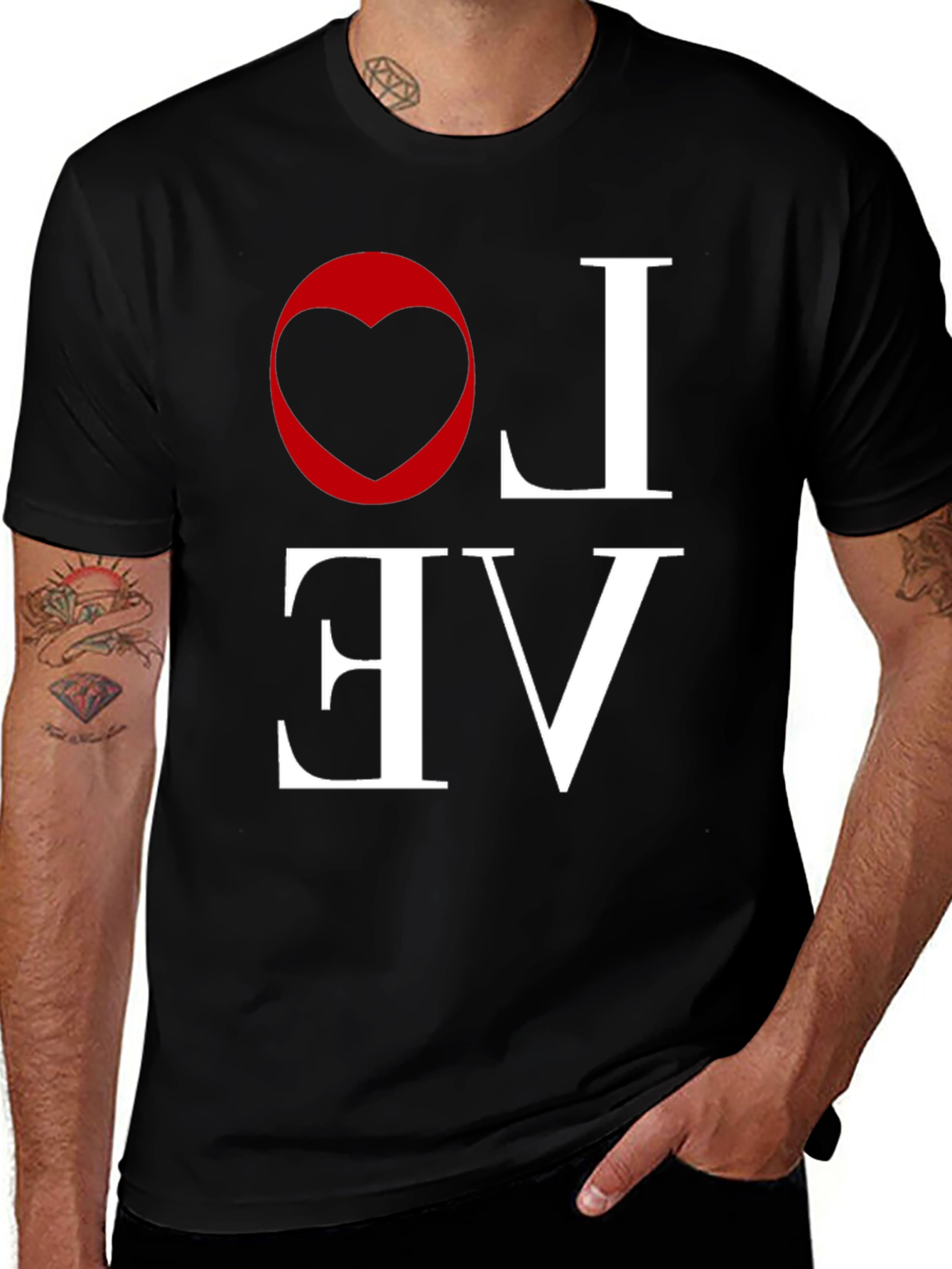 LOVE Graphic T-Shirt - Black