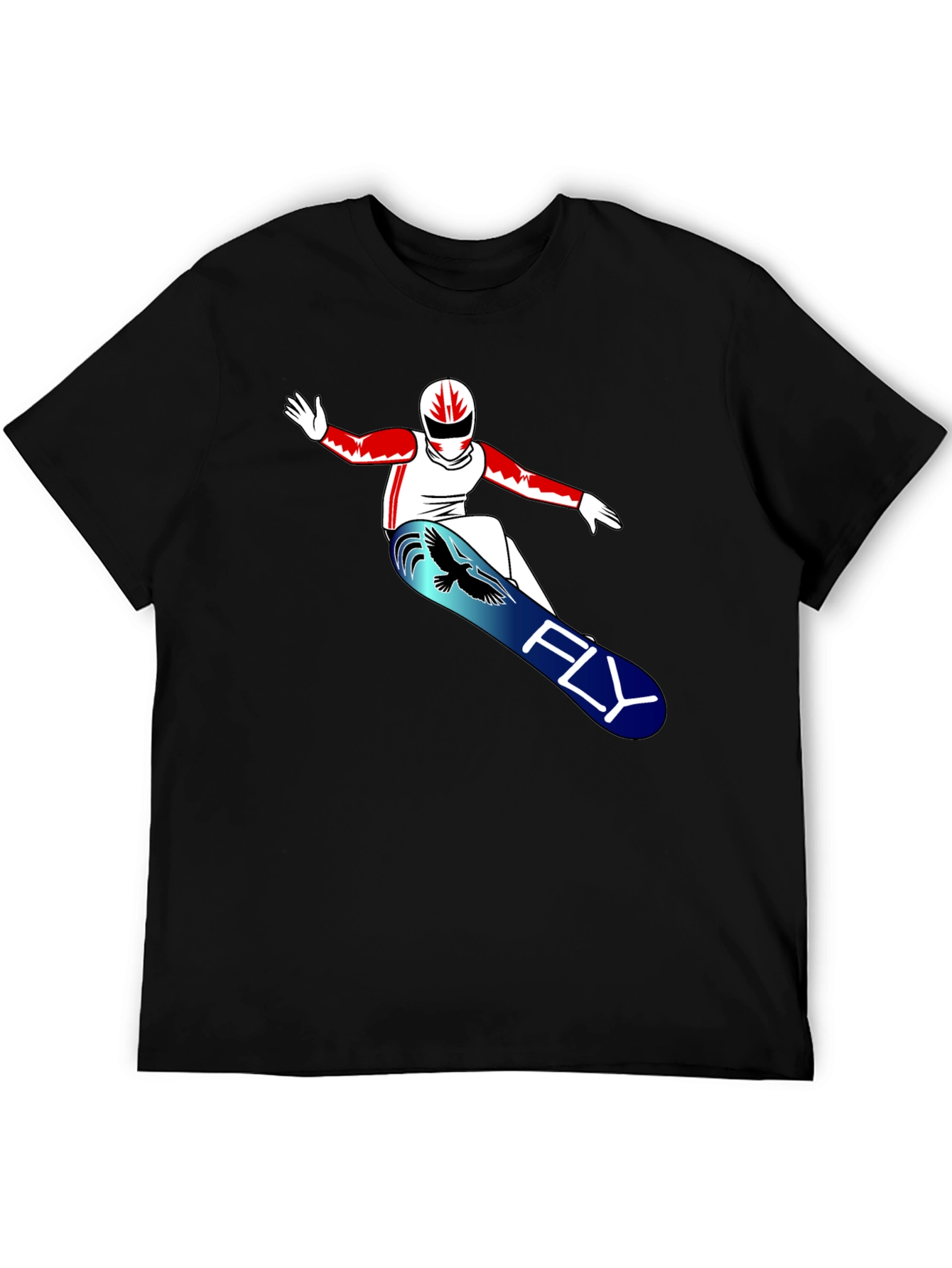 Fly Snowboarder Graphic T-Shirt