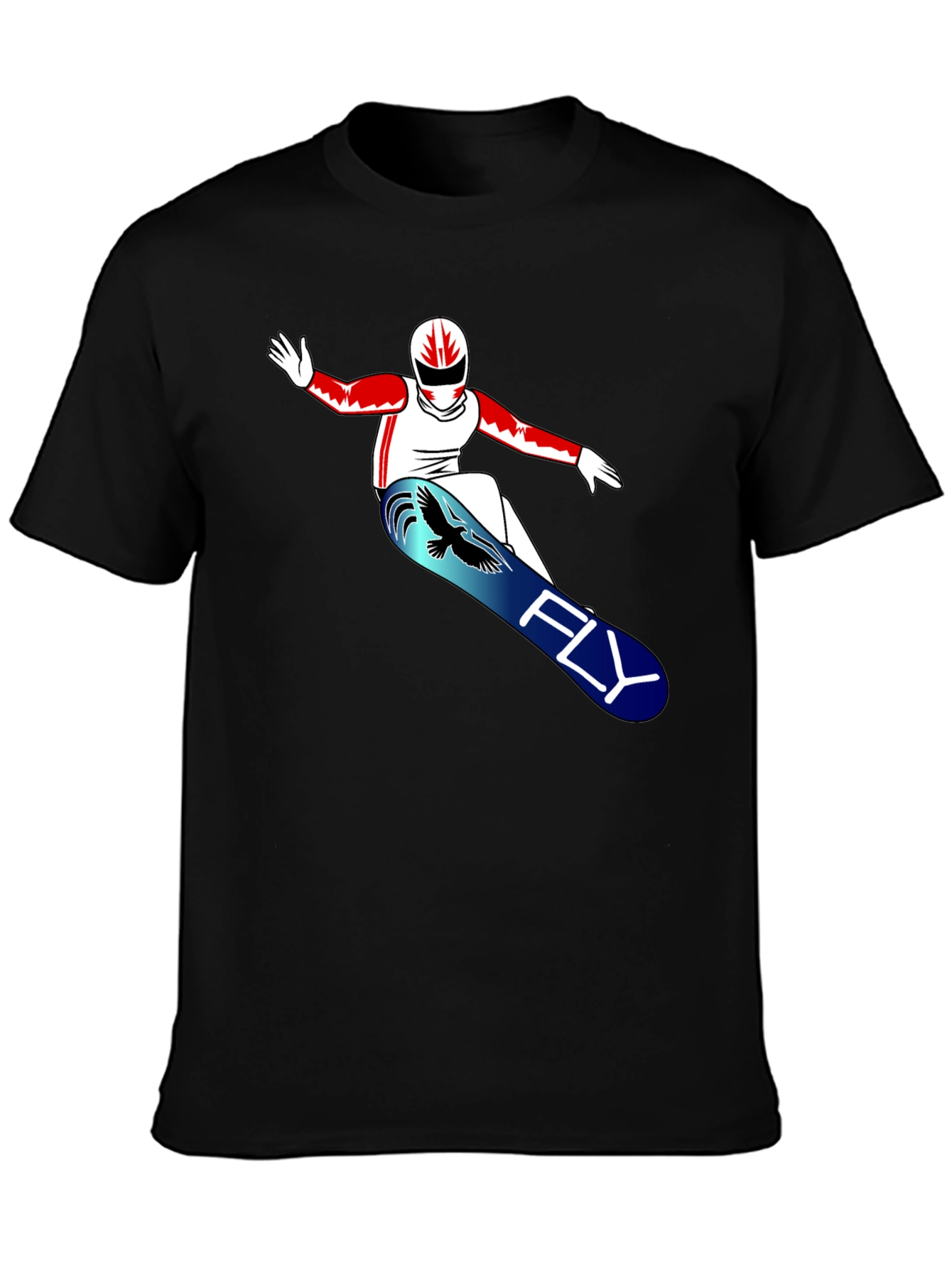 Fly Snowboarder Graphic T-Shirt
