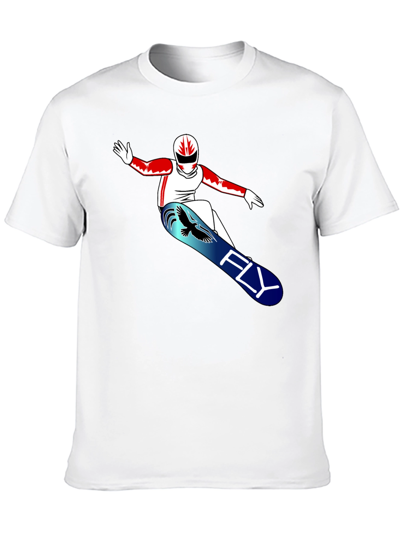 Fly Snowboarder Graphic T-Shirt