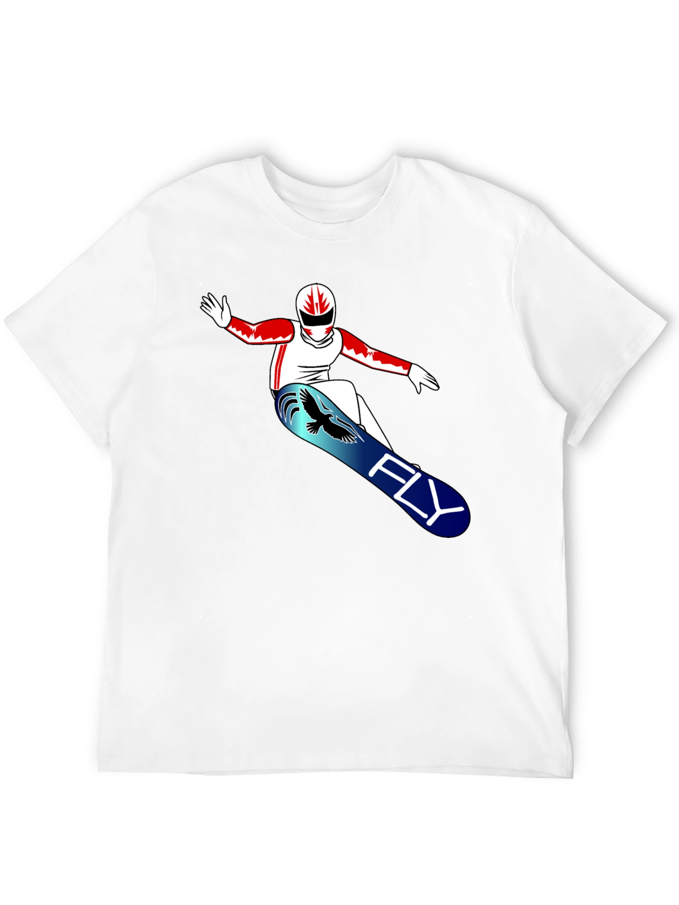 Fly Snowboarder Graphic T-Shirt