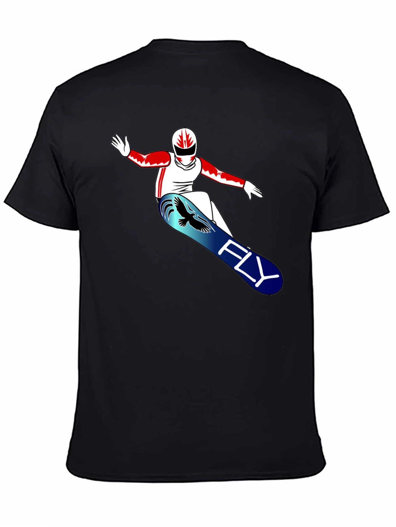 Fly Snowboarder Graphic T-Shirt