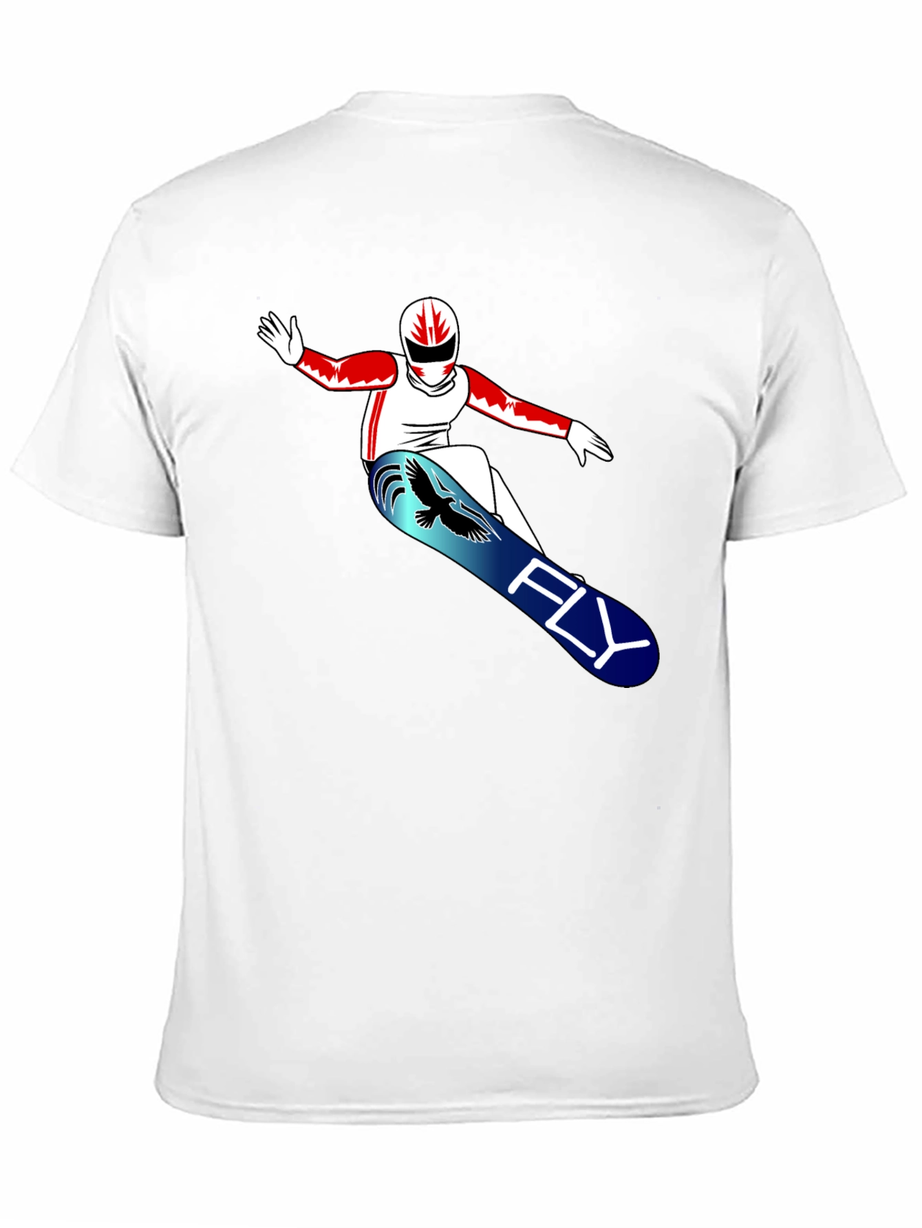 Fly Snowboarder Graphic T-Shirt