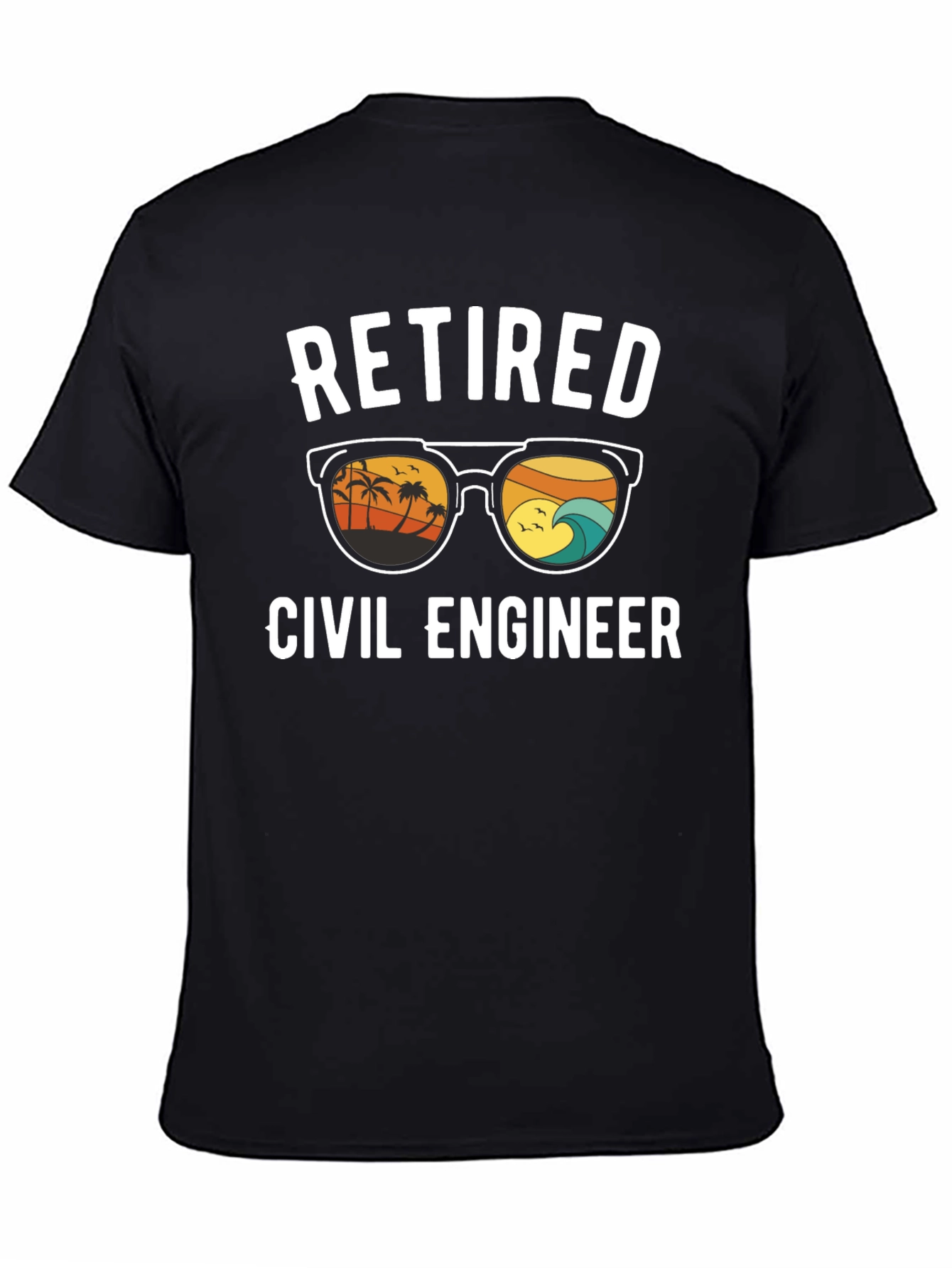Retired Civil Engineer Graphic T-Shirt