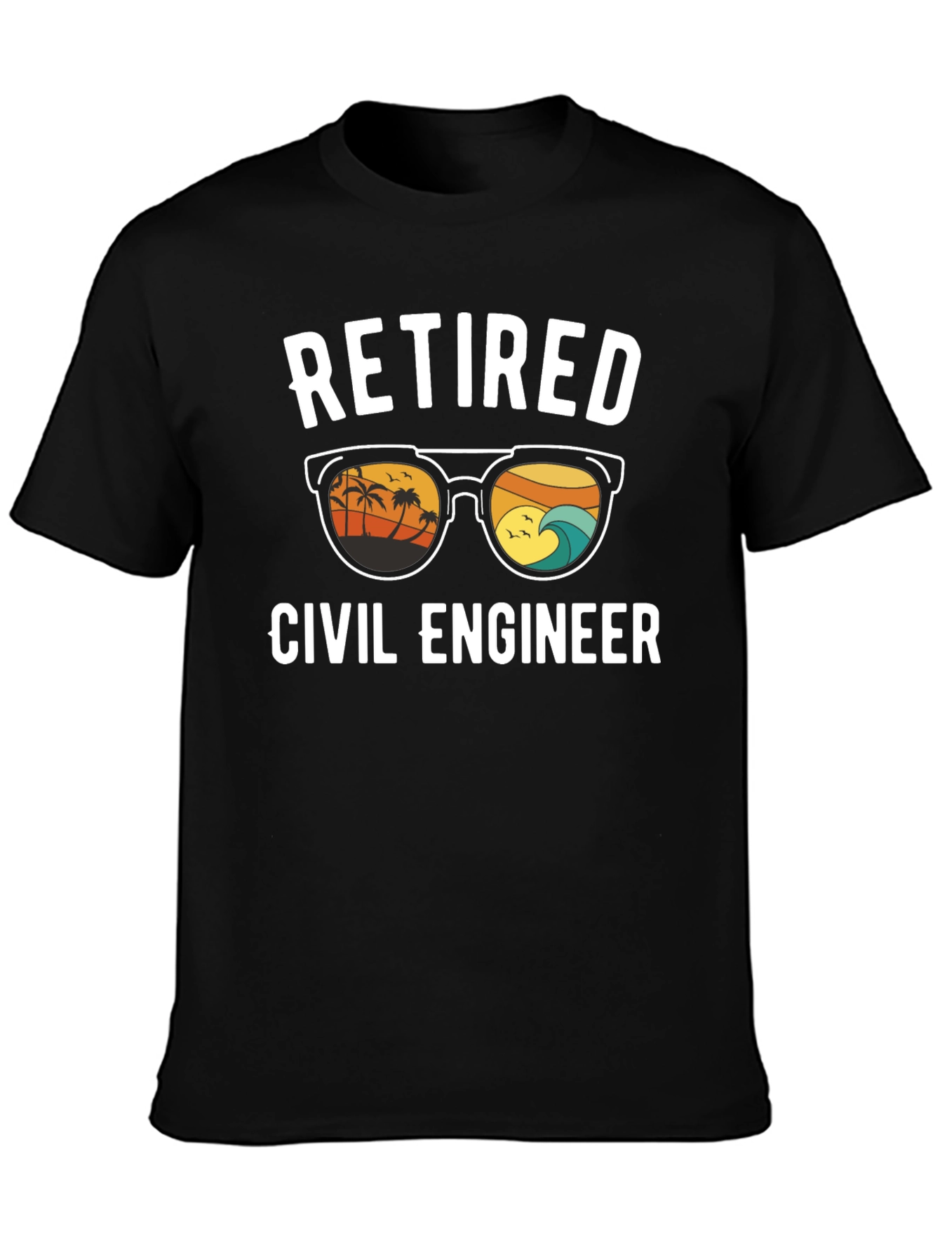 Retired Civil Engineer Graphic T-Shirt