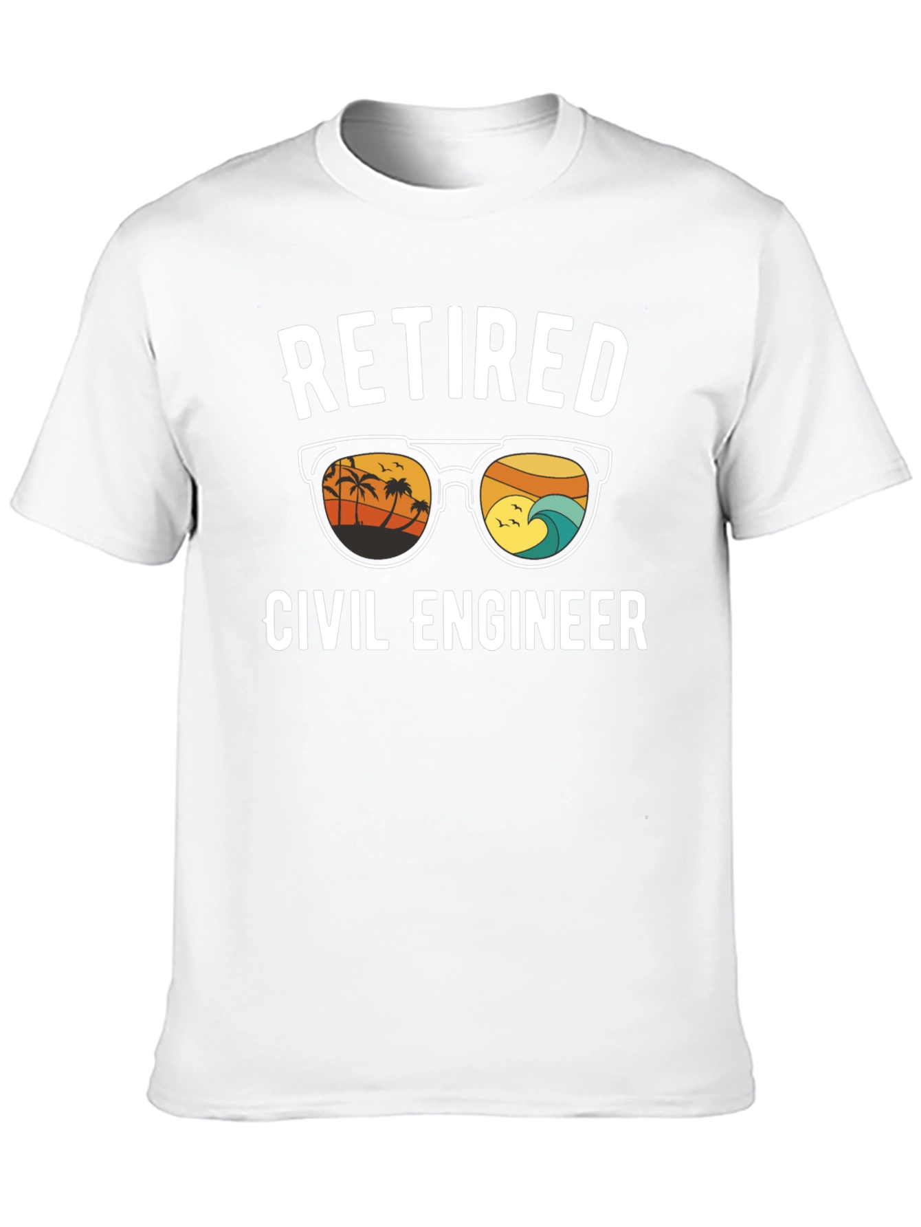 Retired Civil Engineer Graphic T-Shirt