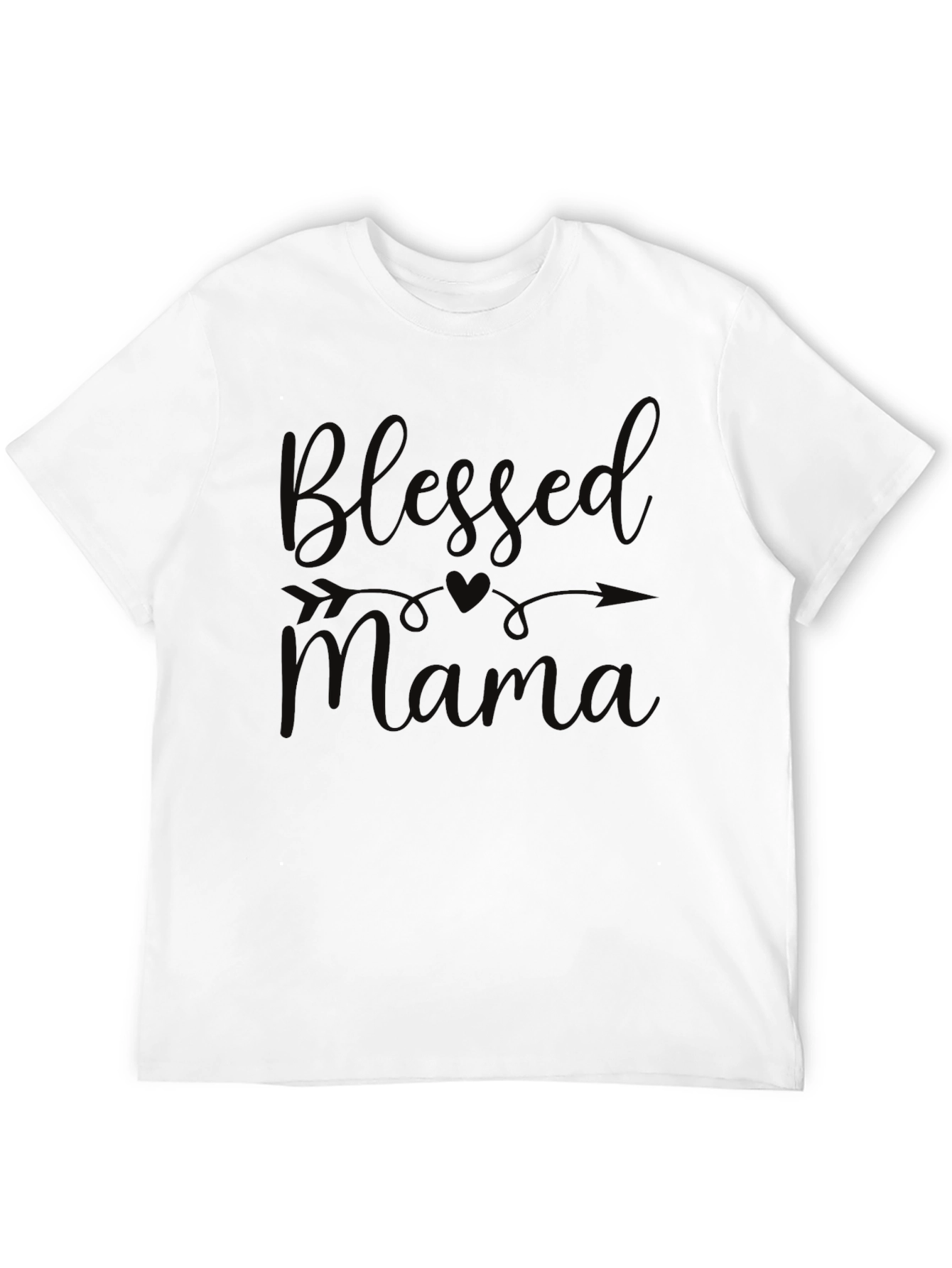Blessed Mama Black T-Shirt