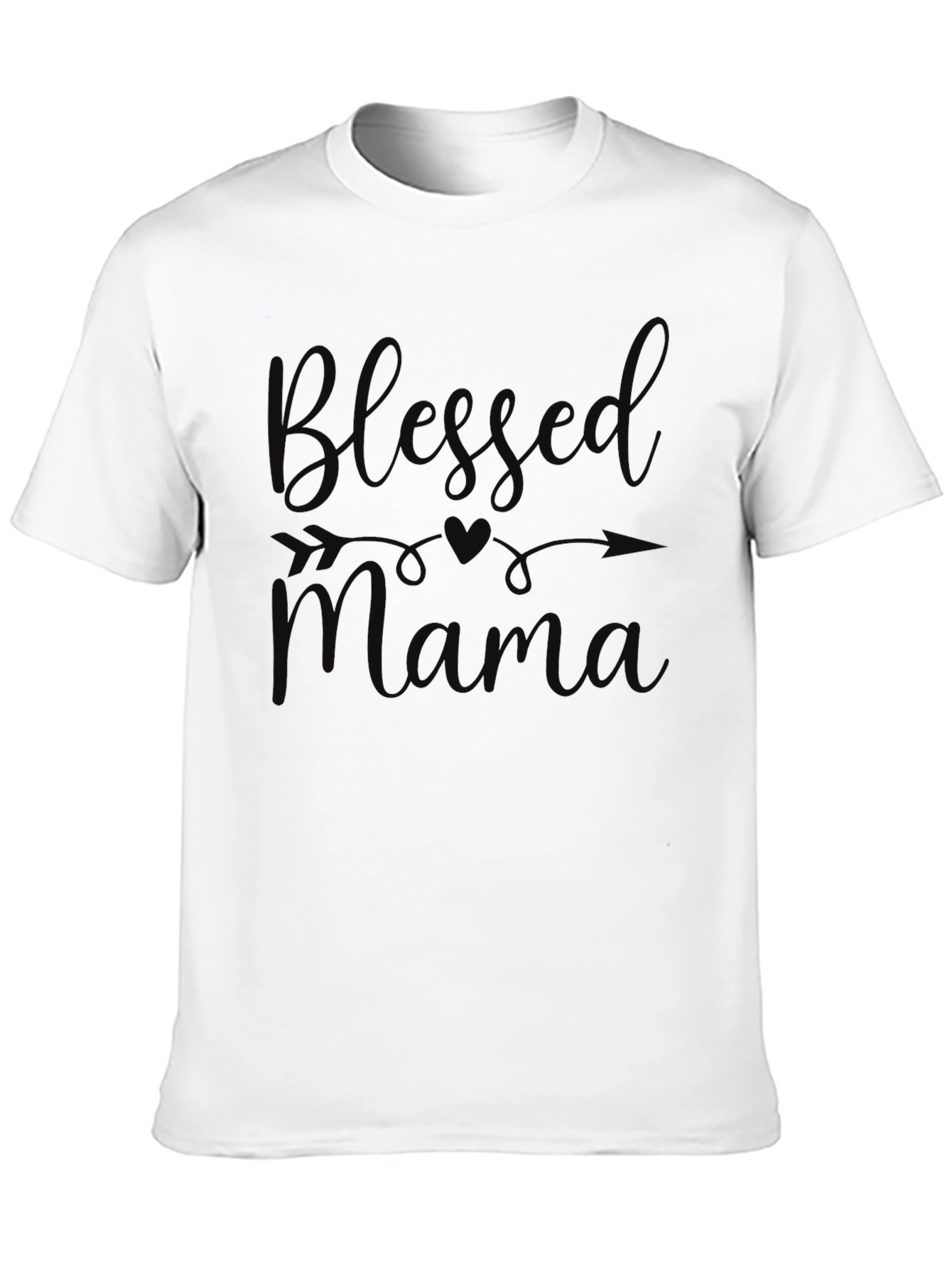 Blessed Mama Black T-Shirt