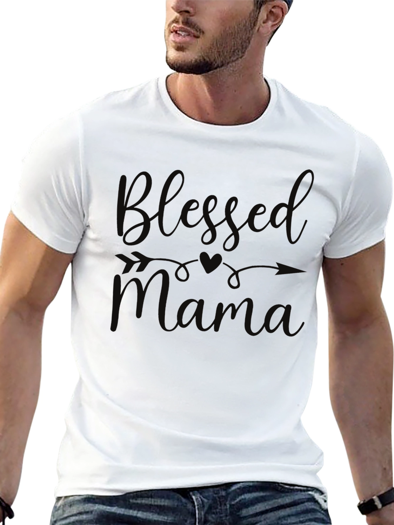 Blessed Mama Black T-Shirt
