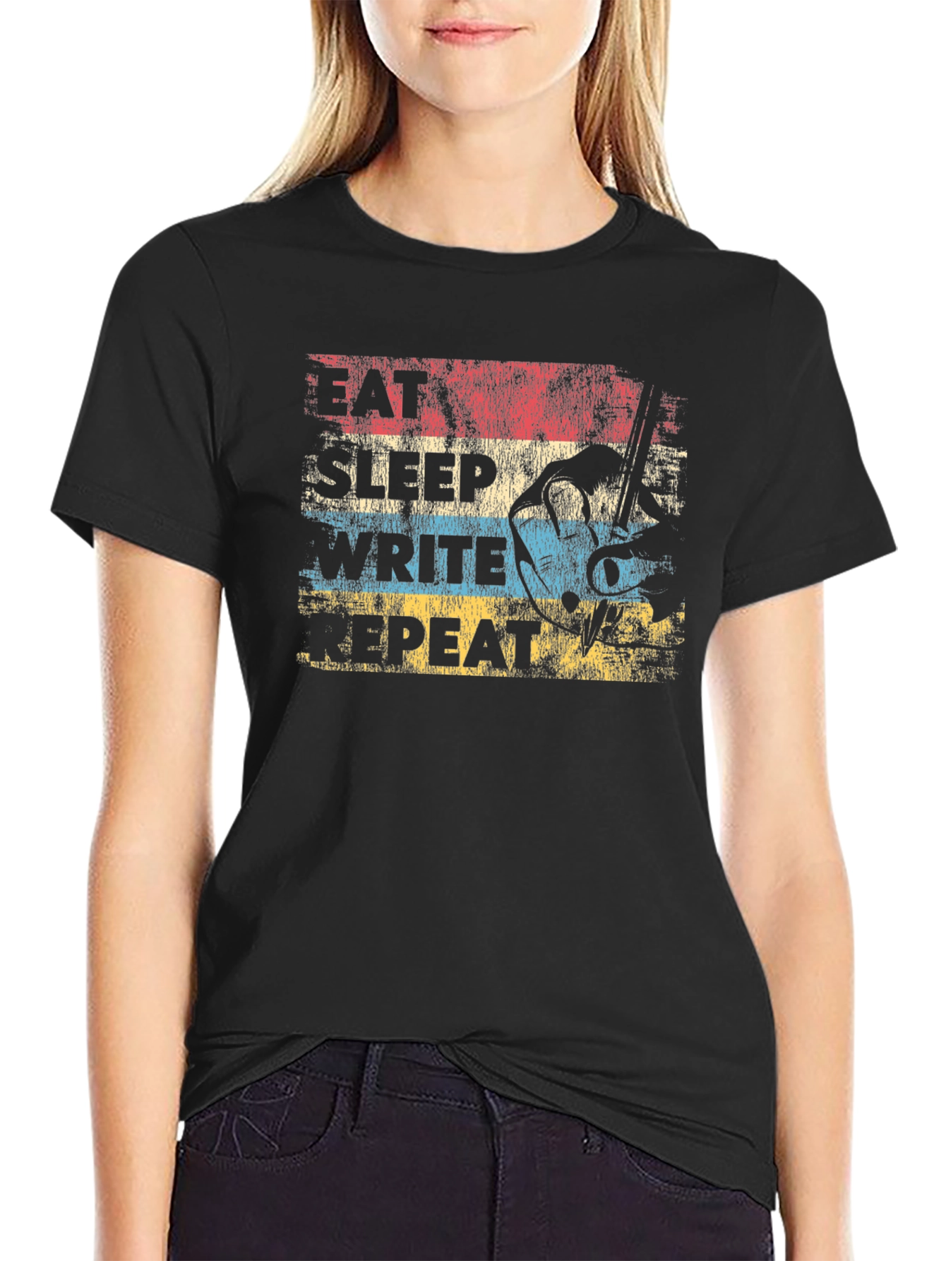 Eat Sleep Write Repeat T-Shirt