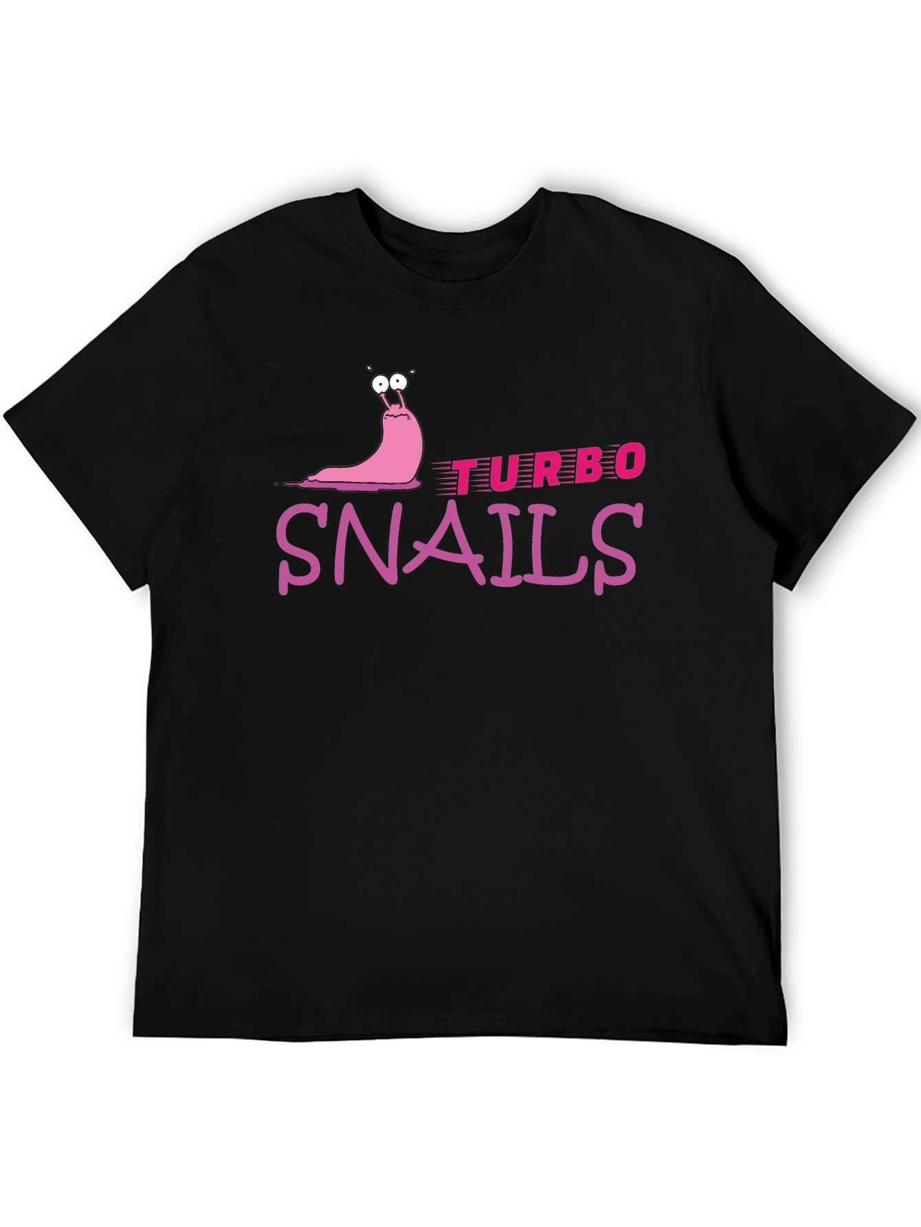 Turbo Snails Graphic Tee - Funny Cartoon Snail Shirt