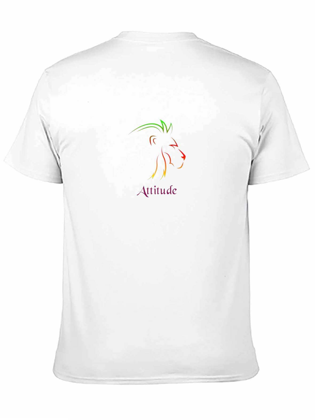 Attitude Lion Graphic Tee - Black