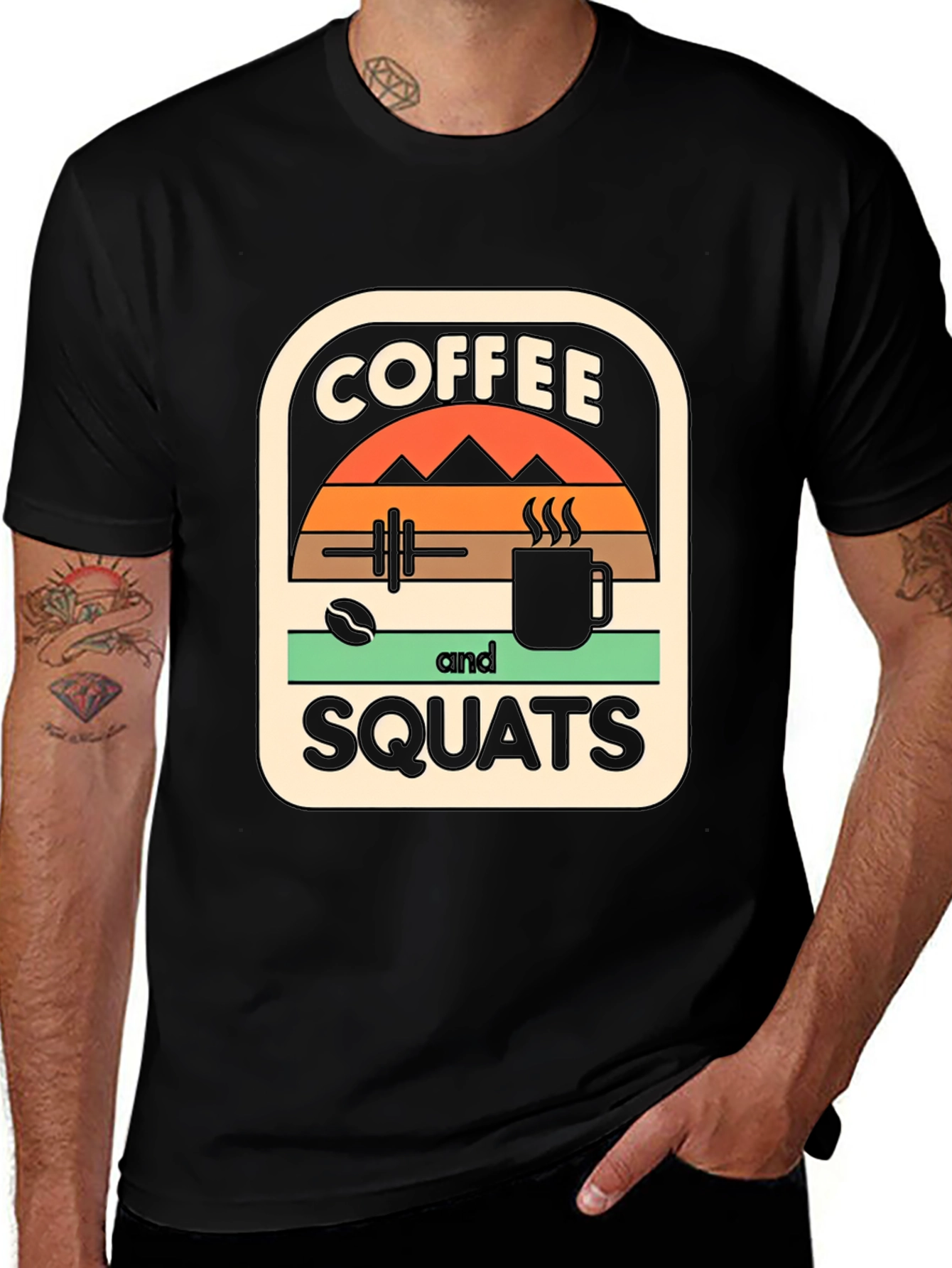 Coffee and Squats Graphic Tee