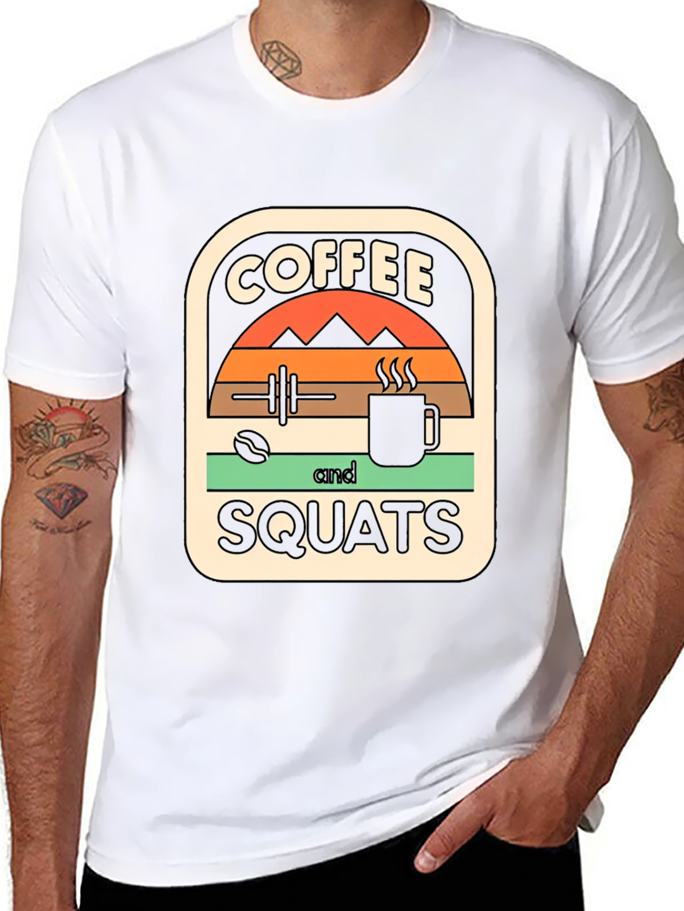 Coffee and Squats Graphic Tee
