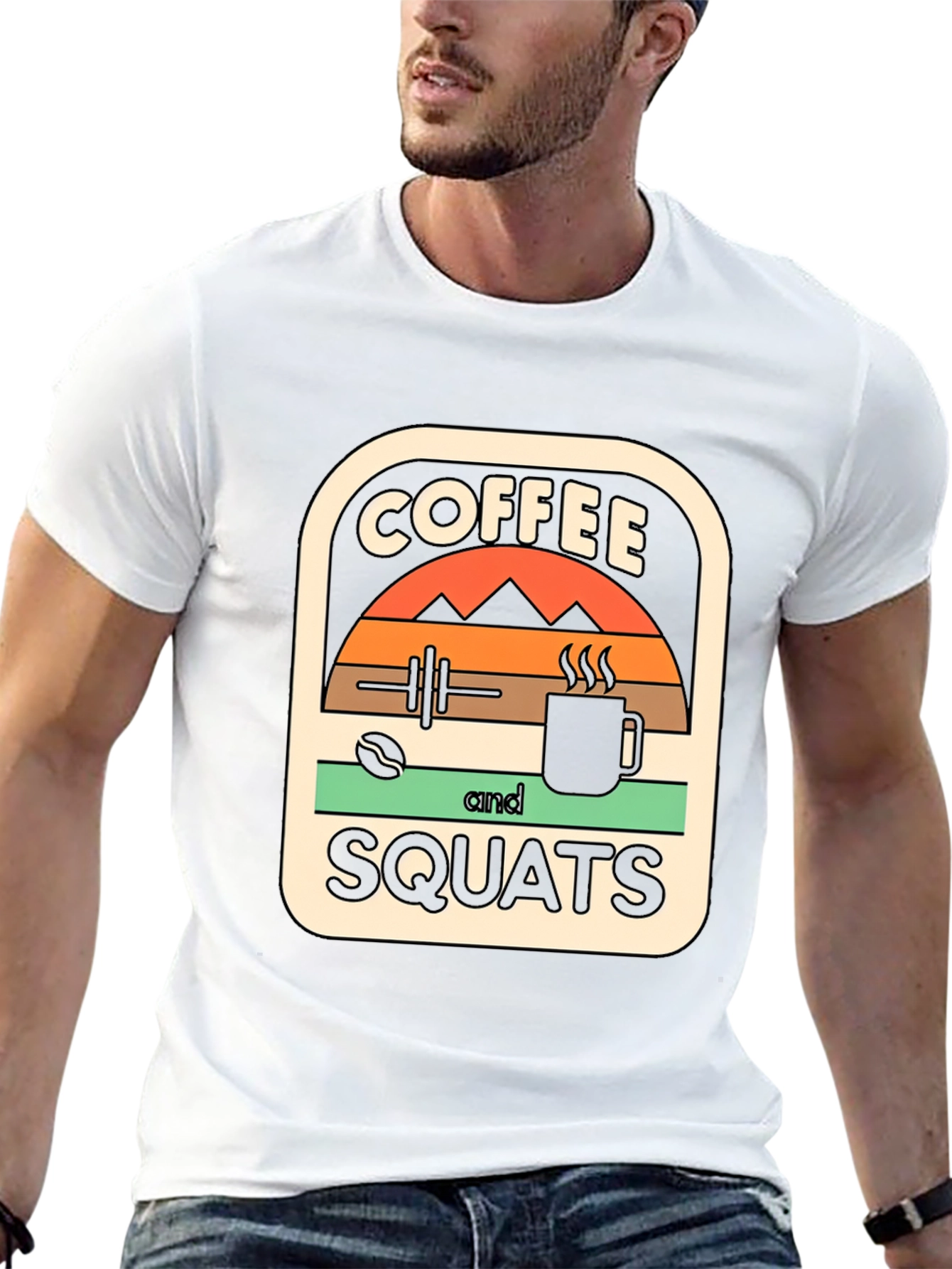 Coffee and Squats Graphic Tee