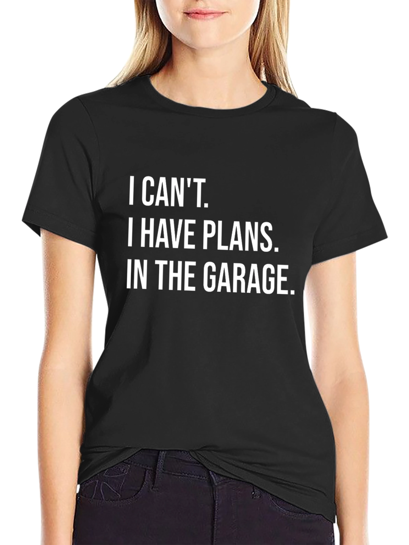 I Cant. Garage Plans T-Shirt
