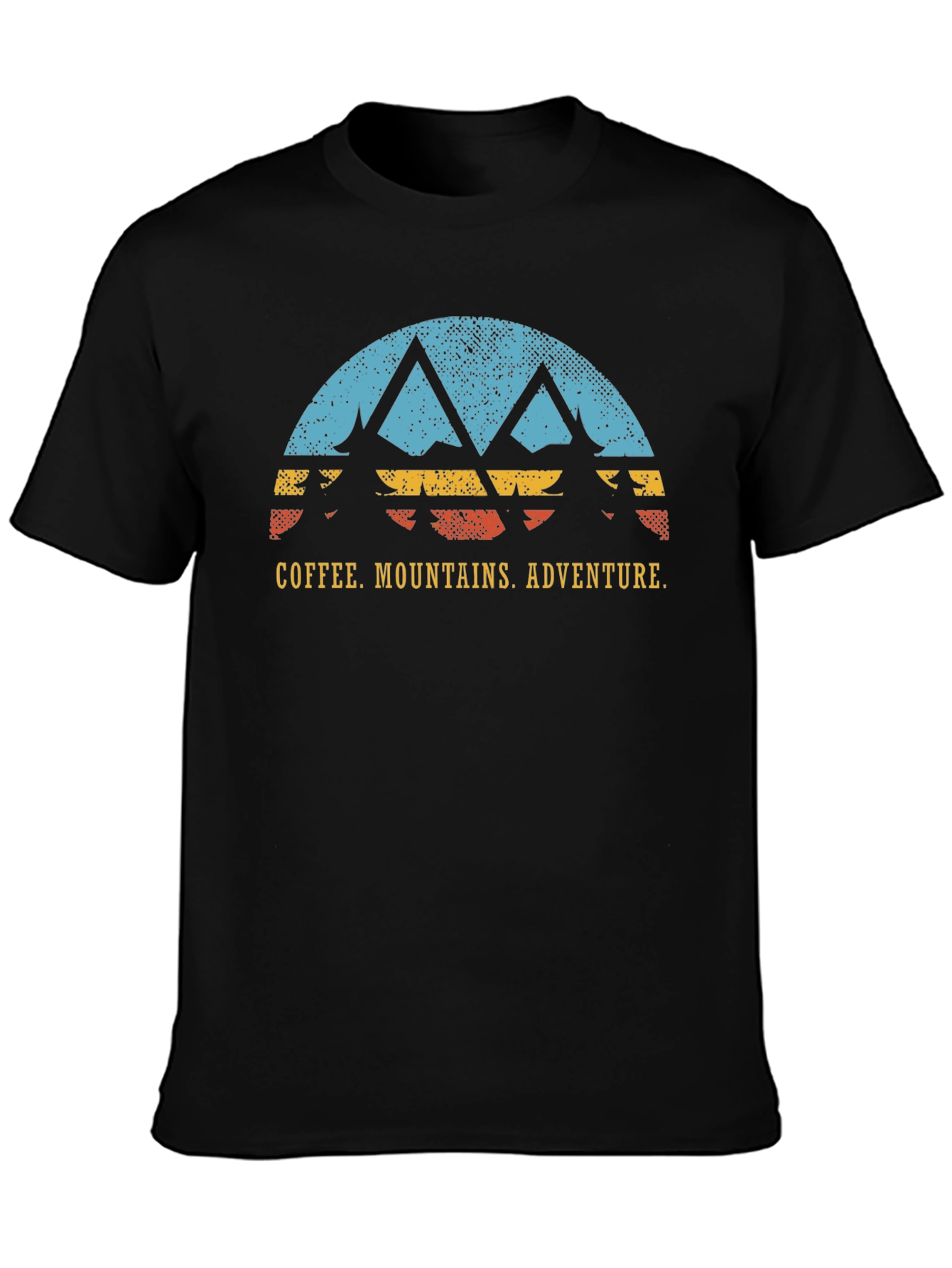 Coffee Mountains Adventure Graphic T-Shirt