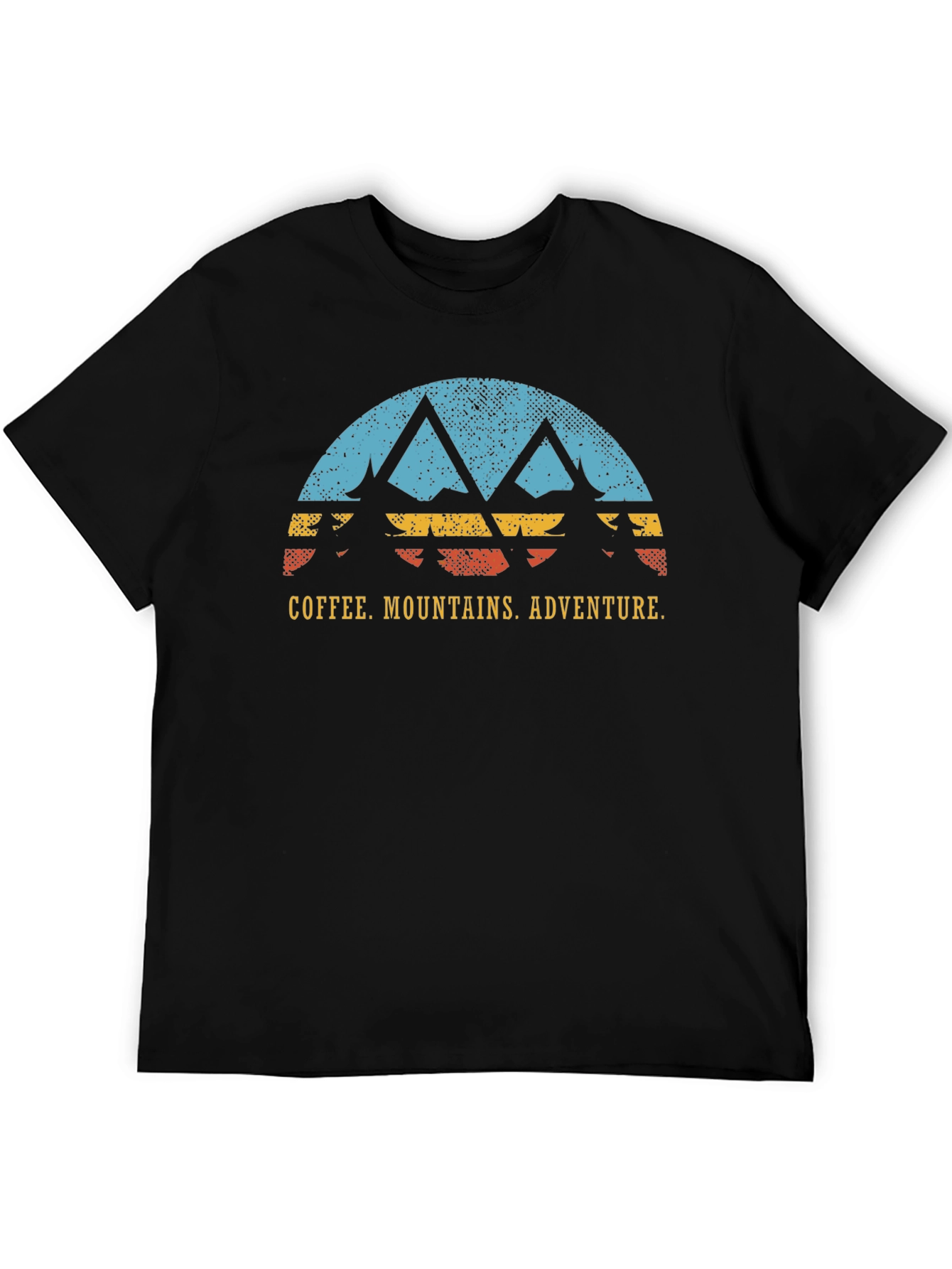 Coffee Mountains Adventure Graphic T-Shirt
