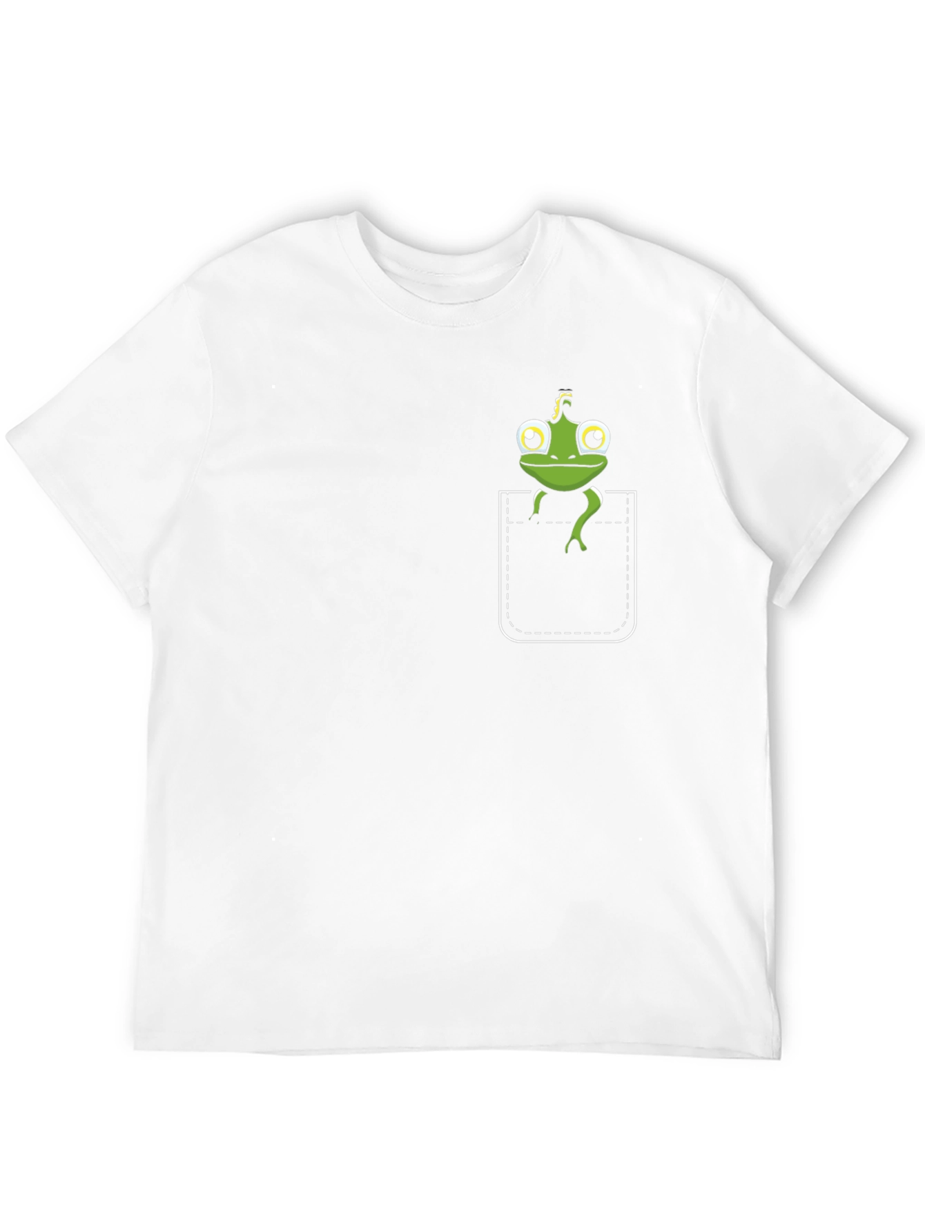 Frog Pocket T-Shirt - Black Graphic Tee