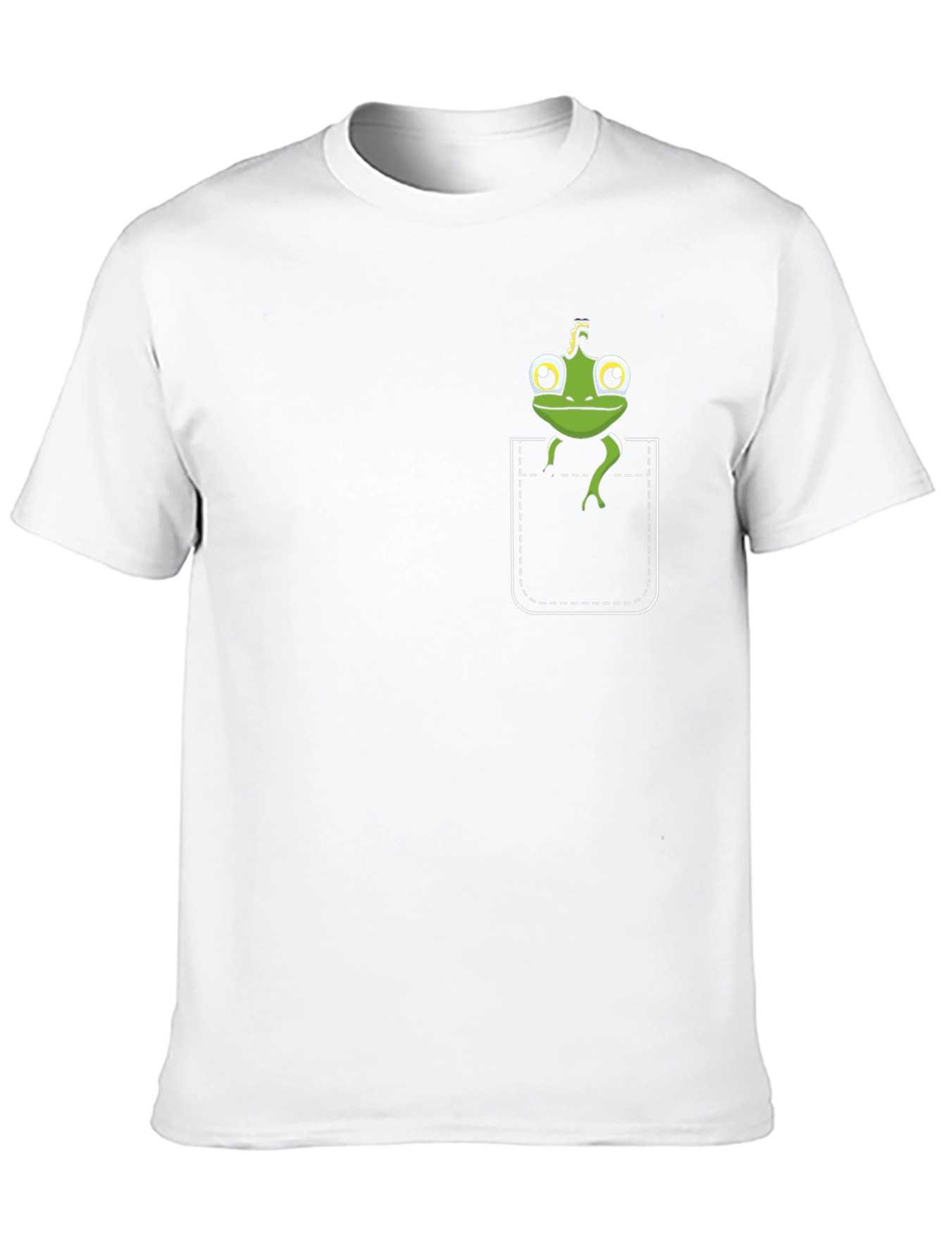 Frog Pocket T-Shirt - Black Graphic Tee