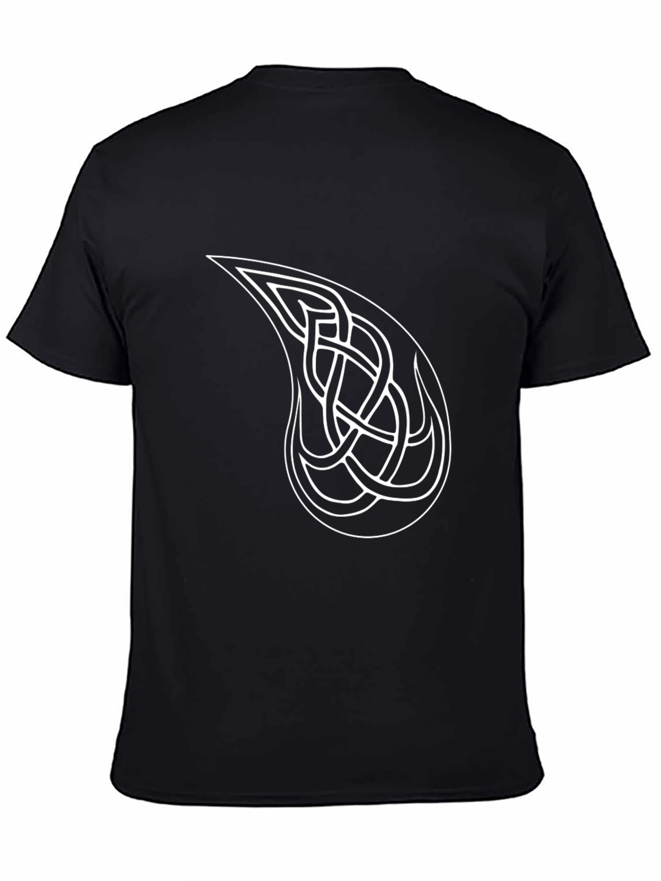 Celtic Knot Paisley Black T-Shirt