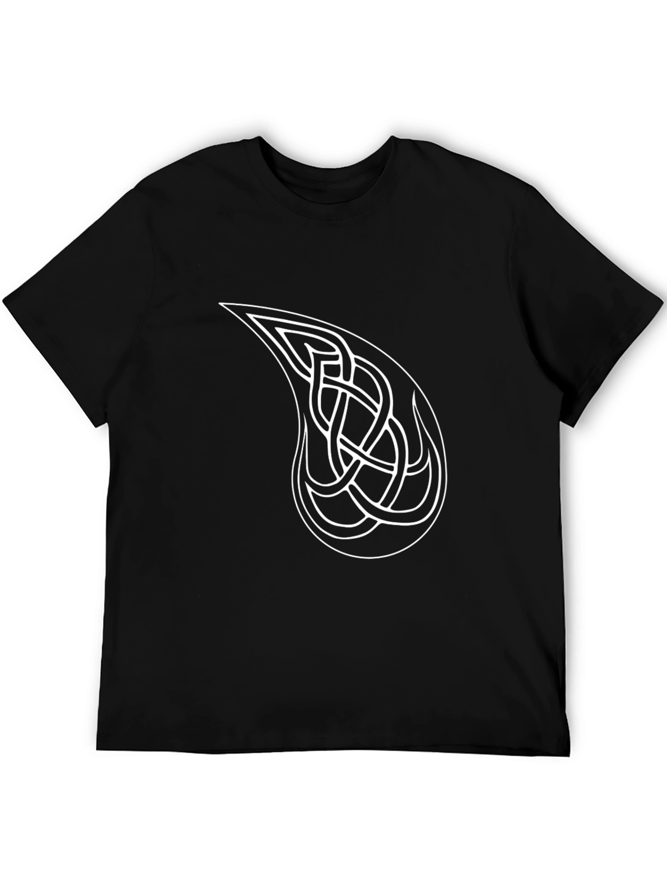 Celtic Knot Paisley Black T-Shirt
