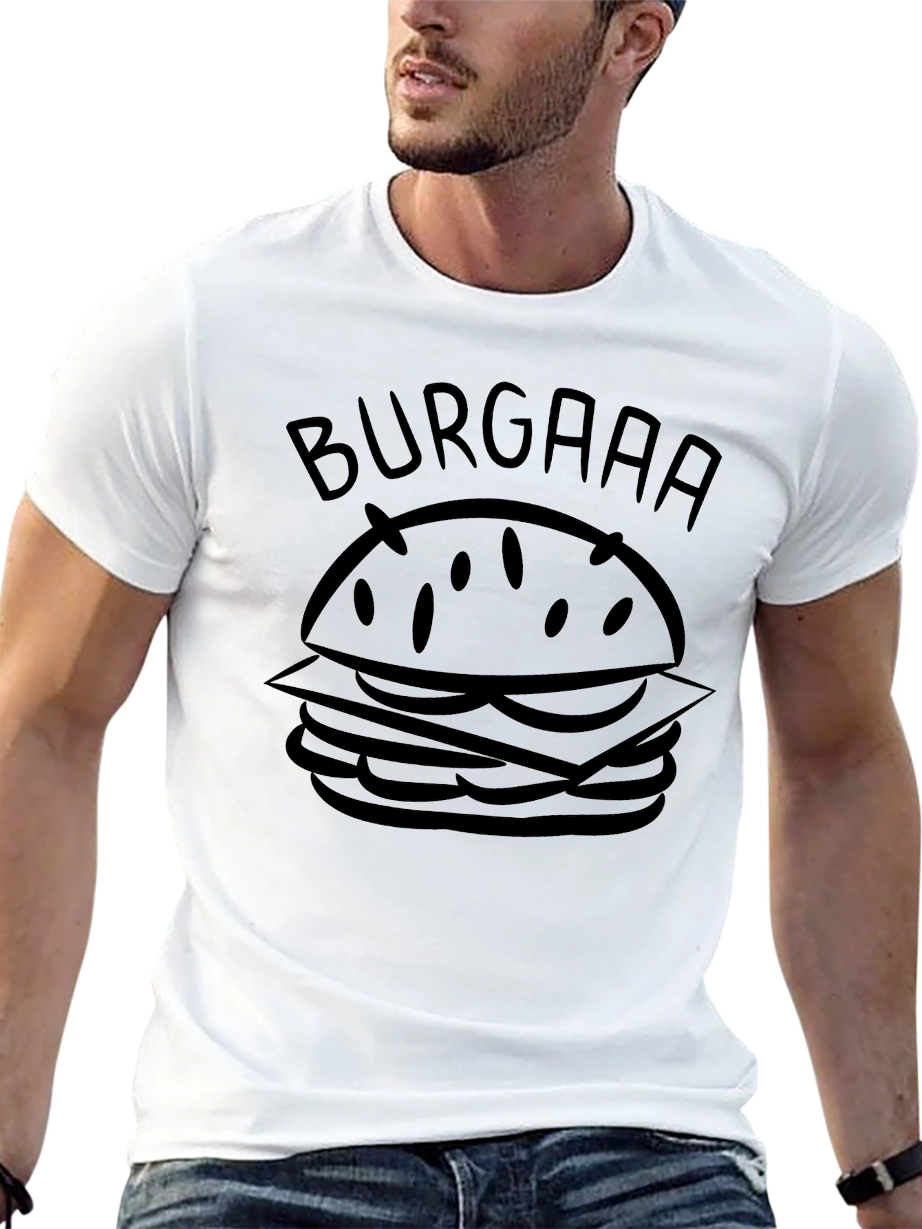 Burger Graphic T-Shirt - Unisex Comfort