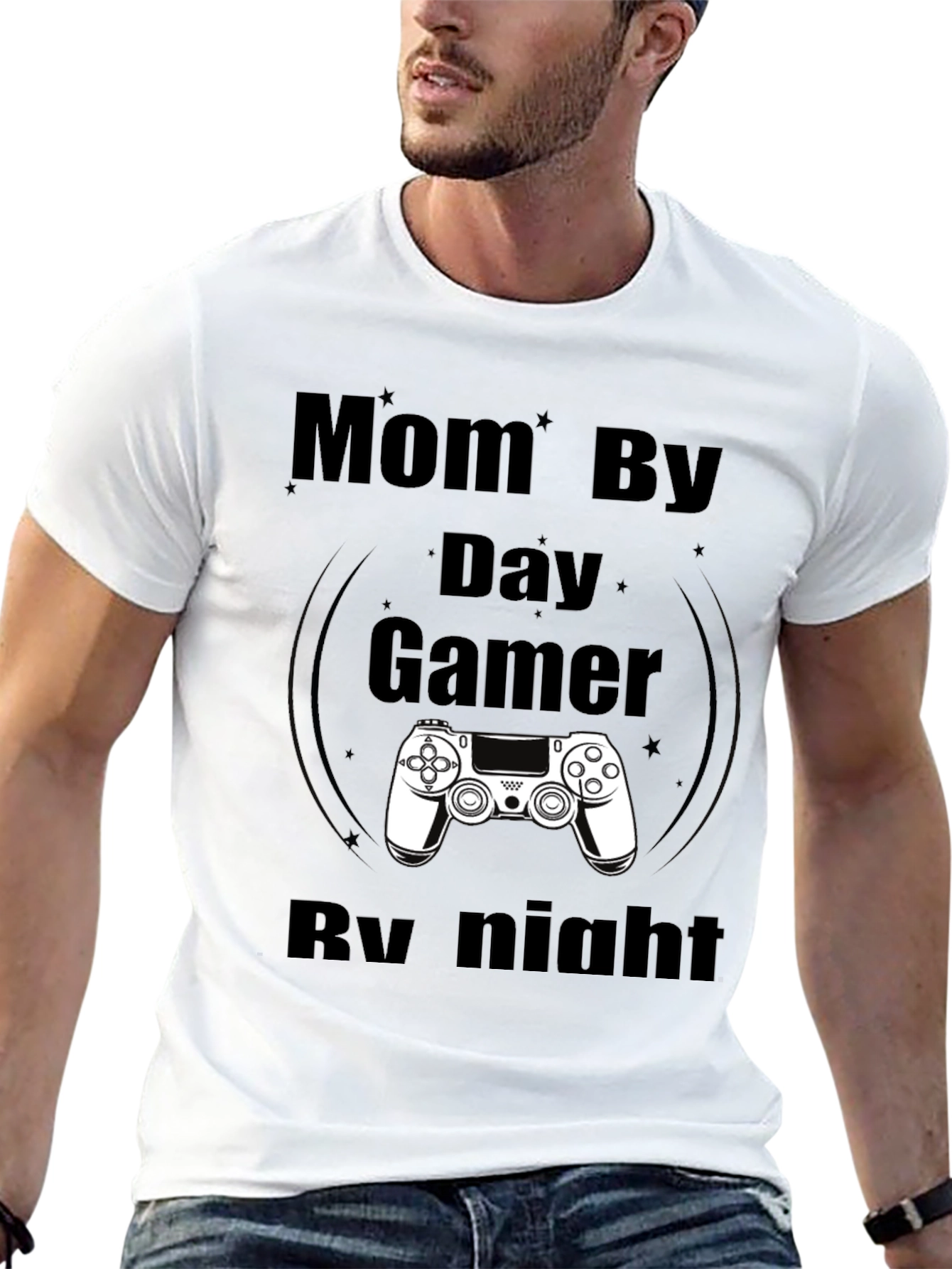 Mom By Day Gamer By Night Graphic Tee