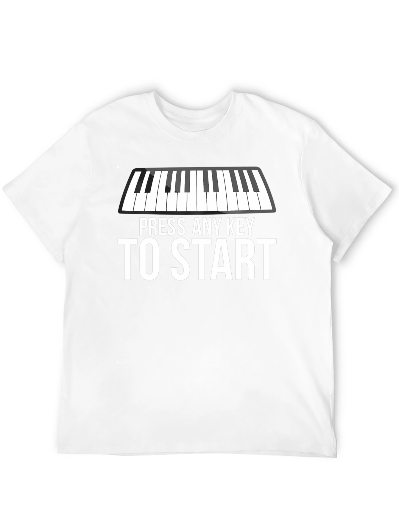 Press Any Key to Start Graphic T-Shirt