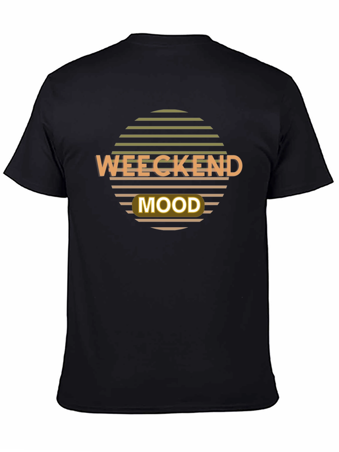 Weekend Mood Graphic T-Shirt - Retro Style