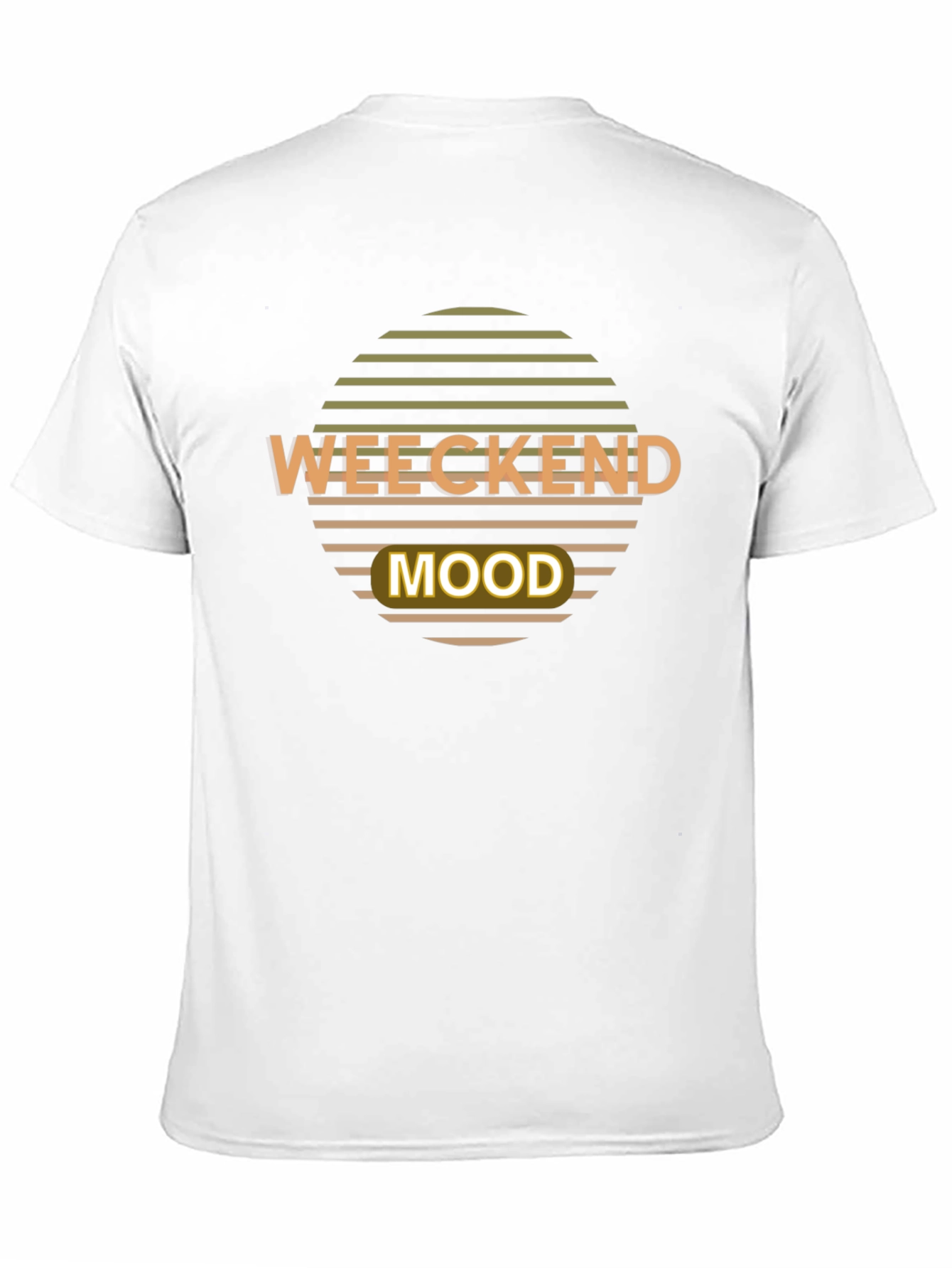 Weekend Mood Graphic T-Shirt - Retro Style