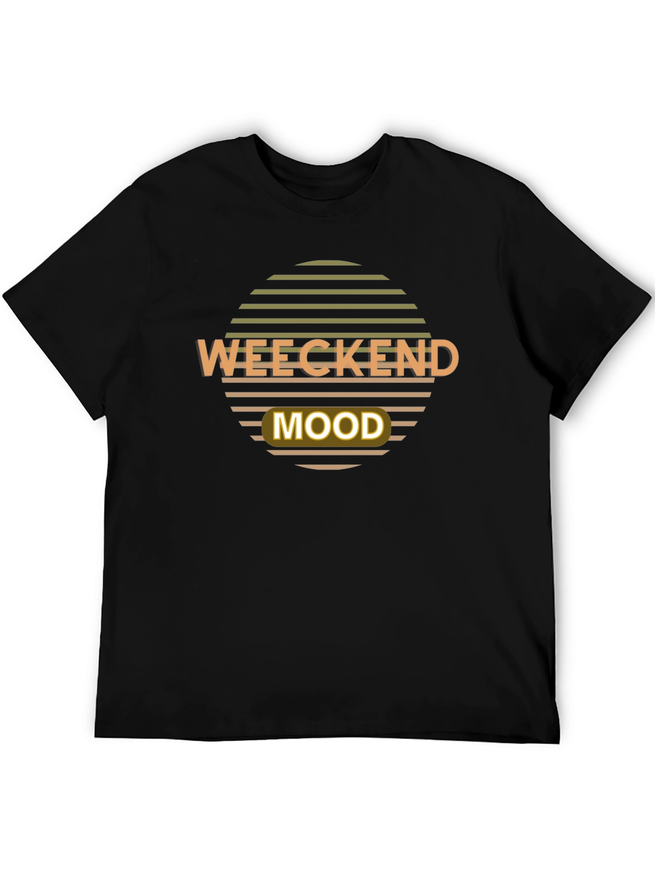 Weekend Mood Graphic T-Shirt - Retro Style